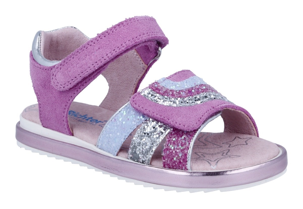 Richter Sandale "Romea" Klettschuh, Riemchensandale, Größenschablone zum Download, mit WMS