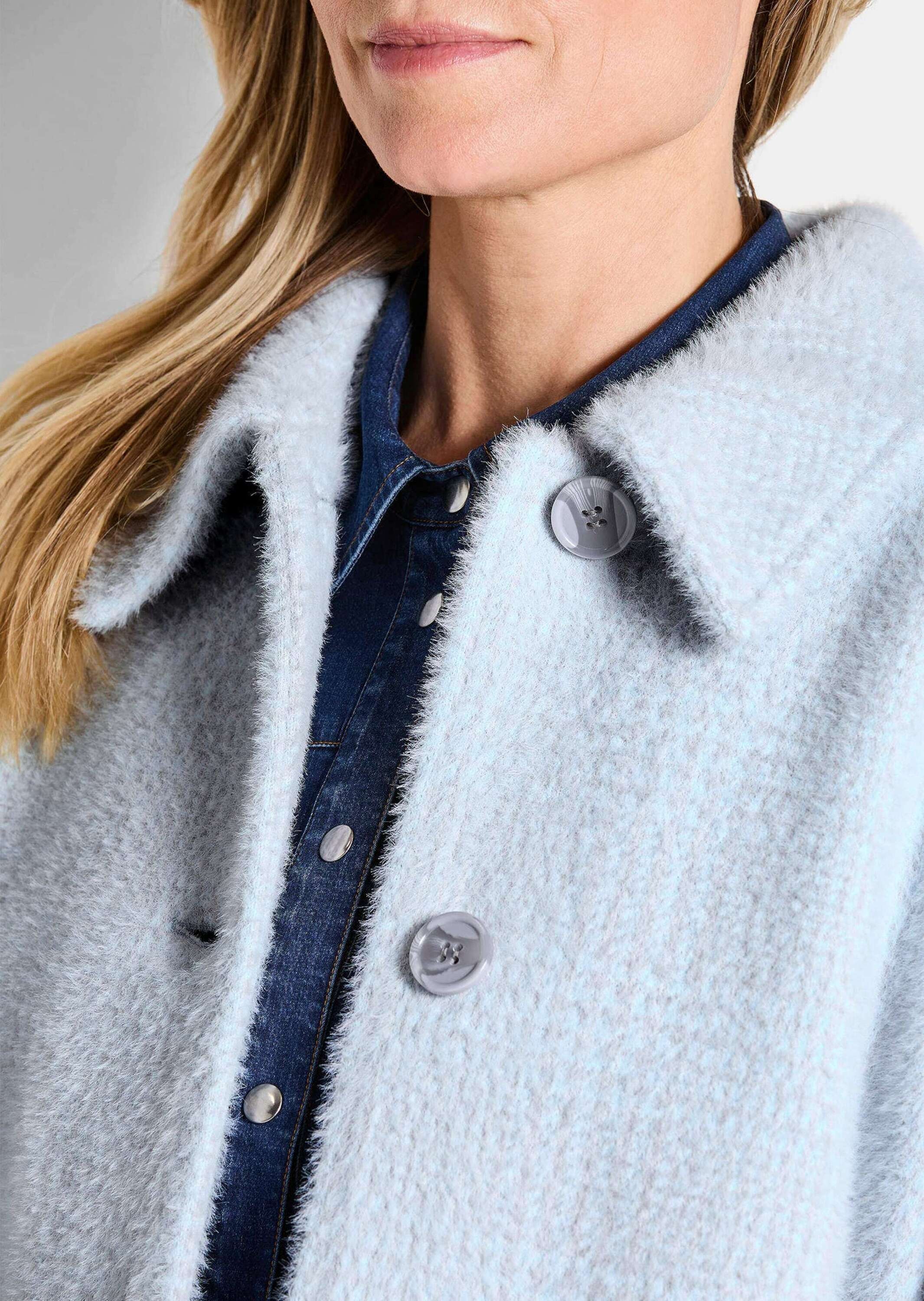 GOLDNER Kurzjacke »Kurzgröße Jacke in flauschiger Qualität«
