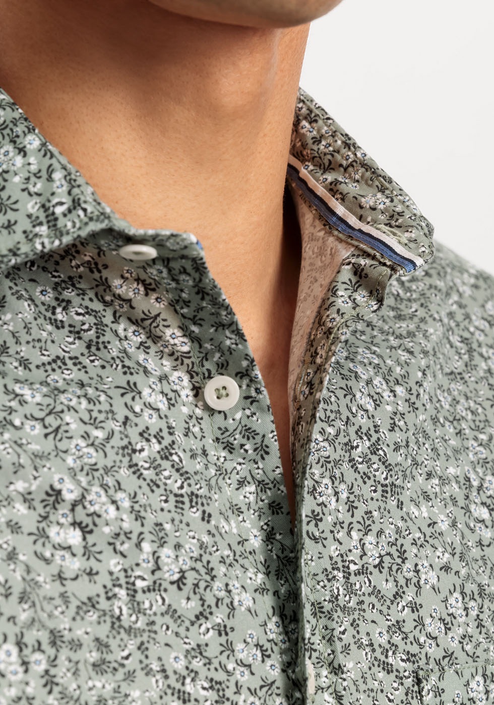 Thumbnail - OLYMP Langarmhemd "Casual" in modischem Allover-Print