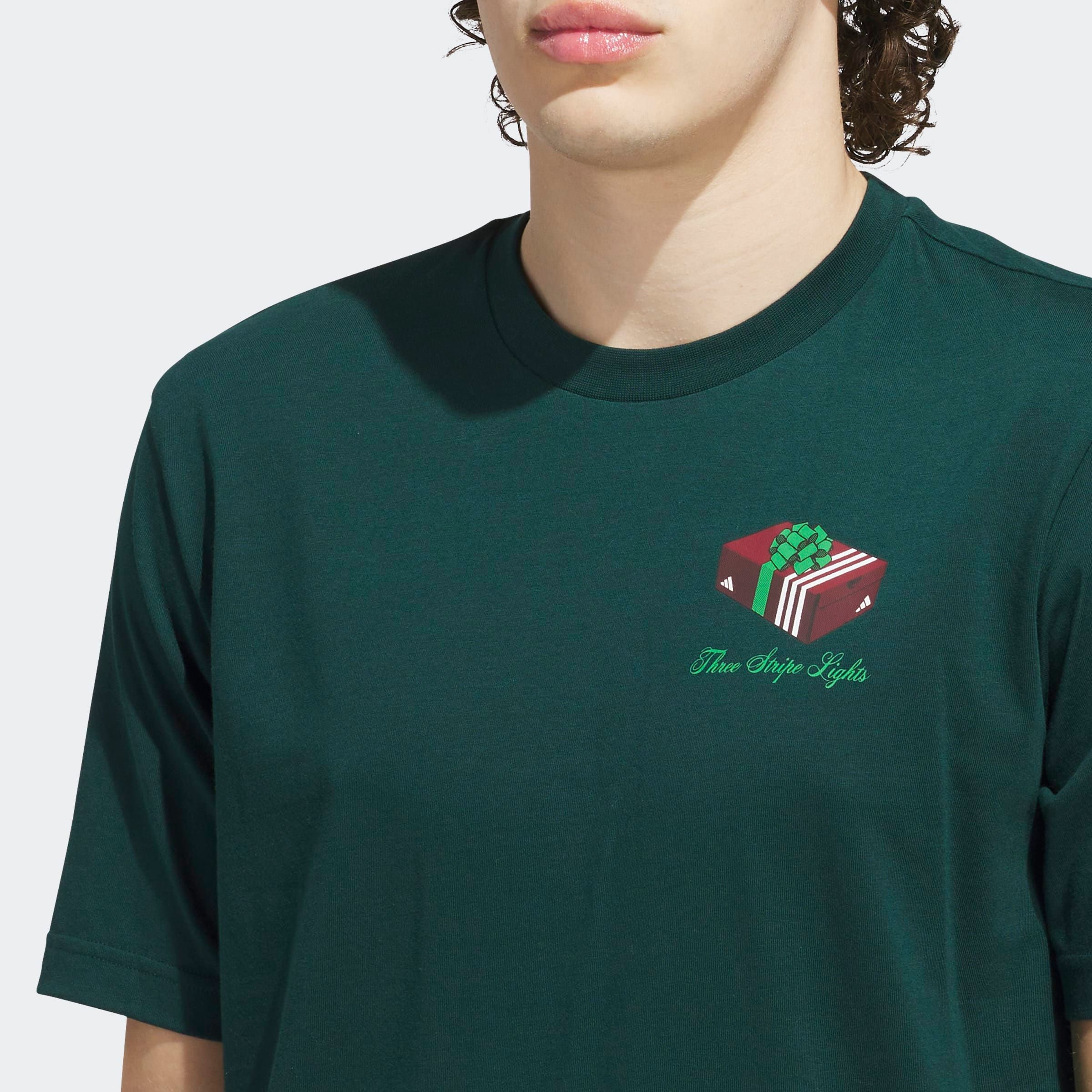 adidas Sportswear T-Shirt »M HLDY GFTBOX T« sportlicher Stil, mit Motiv-Grafik, aus Baumwolle, pflegeleicht