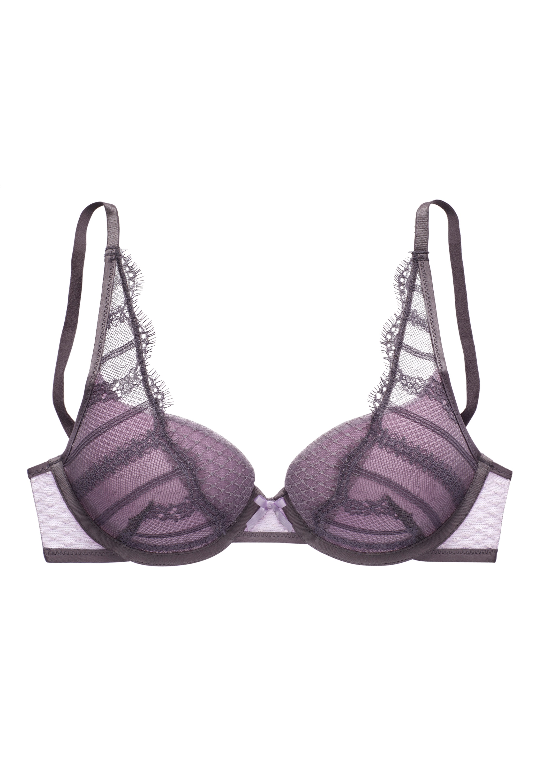 LASCANA Schalen-BH mit Bügel im High-Apex-Design aus Spitze, sexy Dessous