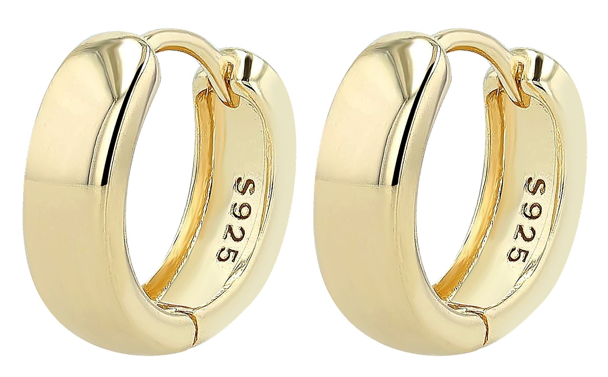 Adelia´s Klappcreolen »Damen Ohrringe – Klappcreole aus 925 Silber« Perfekt als Geschenk zum einen besonderen Tag