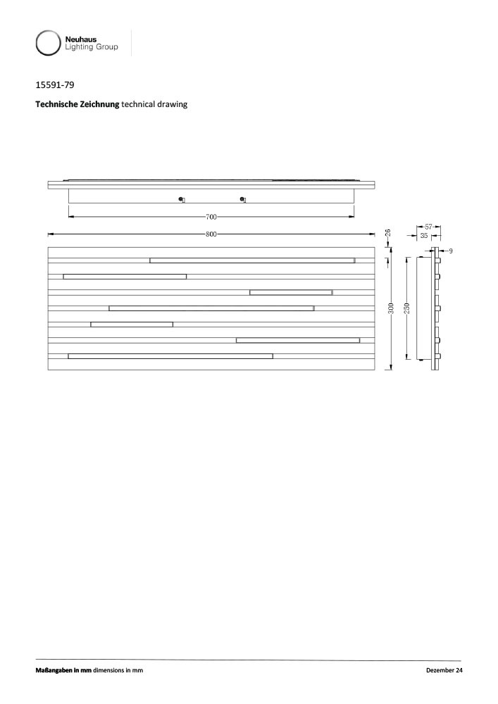 JUST LIGHT LED Deckenleuchte »AKUSTIK« LED-Board 1 Stk. Warmweiß Akustikpaneel mit Echtholzfurnier: Eiche
