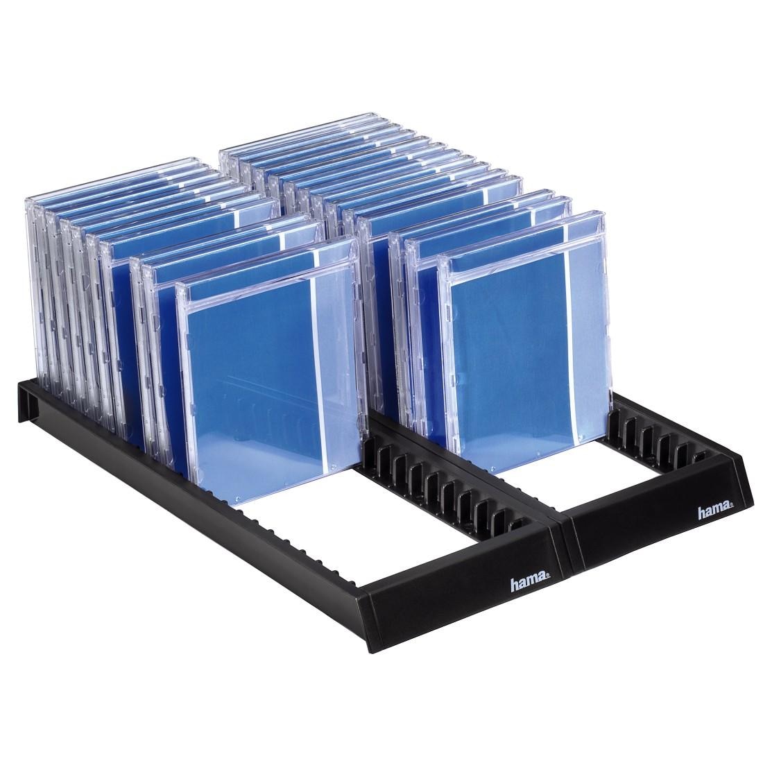 Hama CD-Hülle »CD-Flipper 44, Schwarz CD Ständer, CD Rack für 44 CDs«