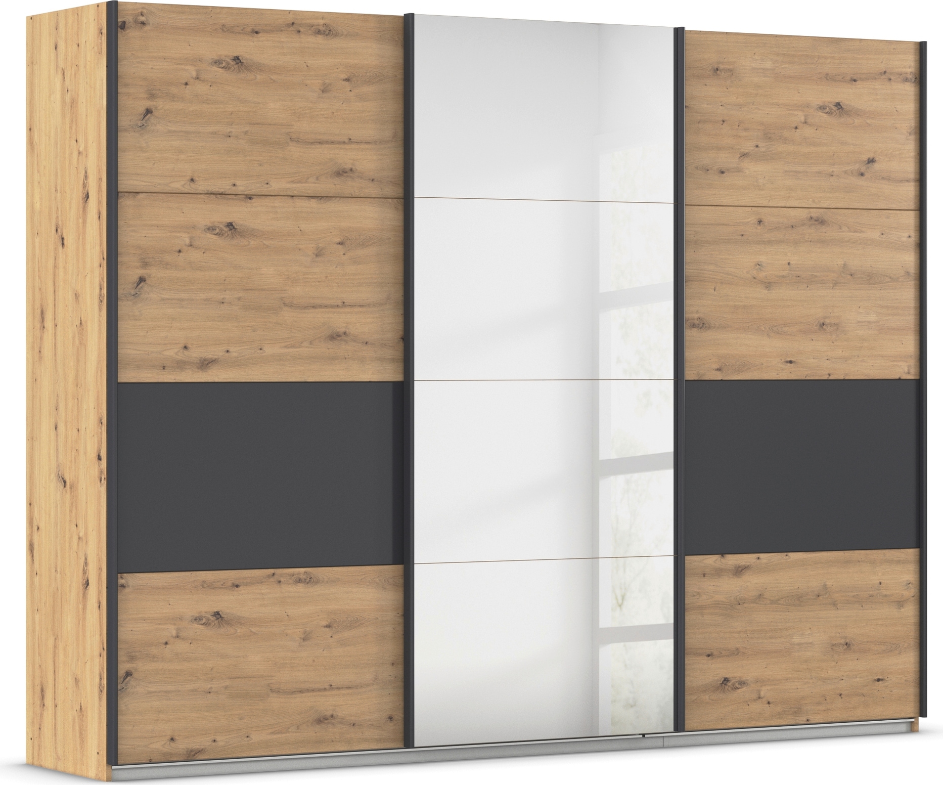 OTTO home "Mehrzweckschrank Aktenschrank Möbel Mietswohnung Schlafzimmer CORTONA" Breiten 203/271/315/360 cm, Höhen 210/229 cm, inkl. Inneneinteilung, 2 Stoffboxen extra Einlegeböden MADE IN GERMANY