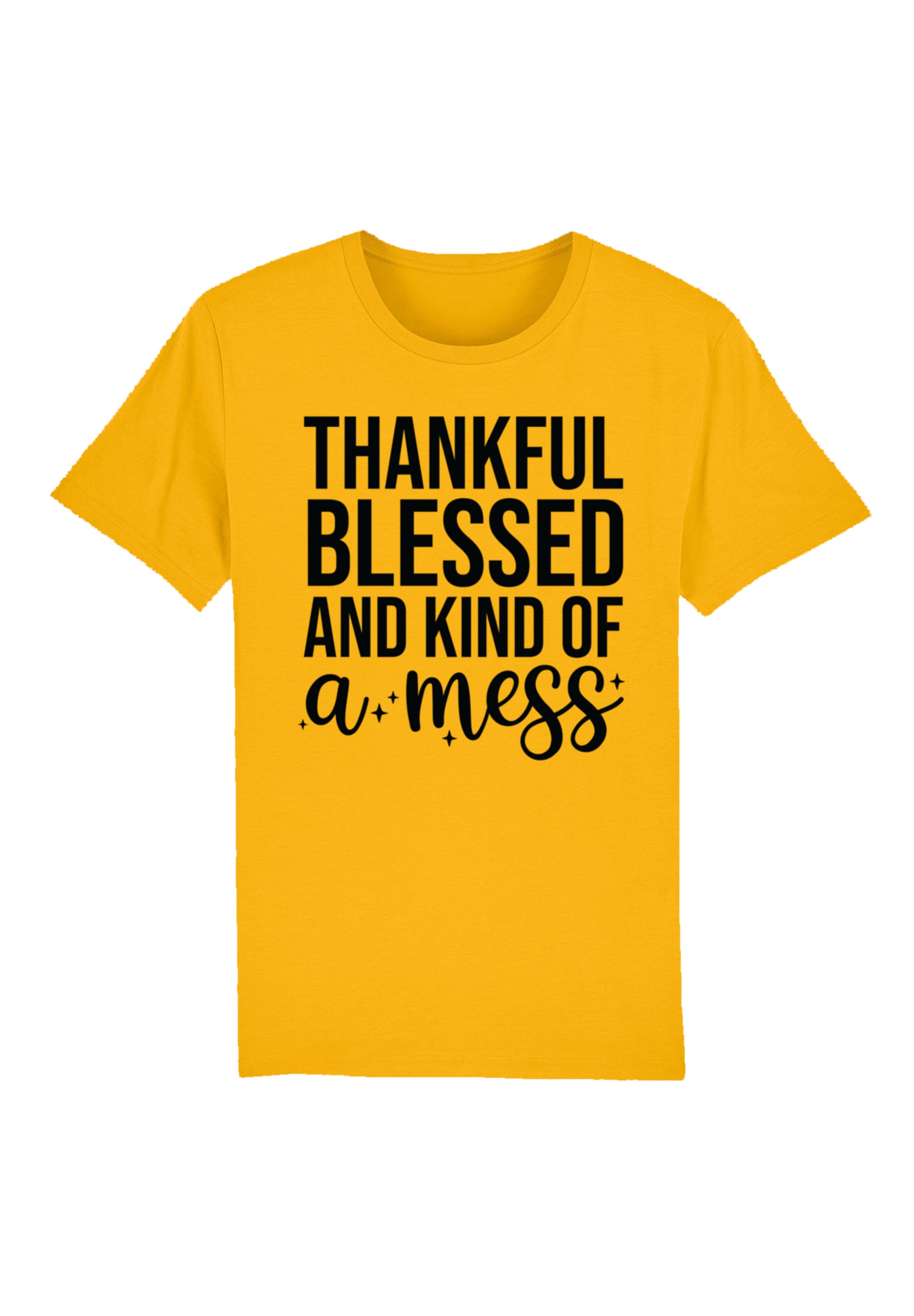 F4NT4STIC T-Shirt "thankful blessed and kind of a mess", Premium Qualität, günstig online kaufen