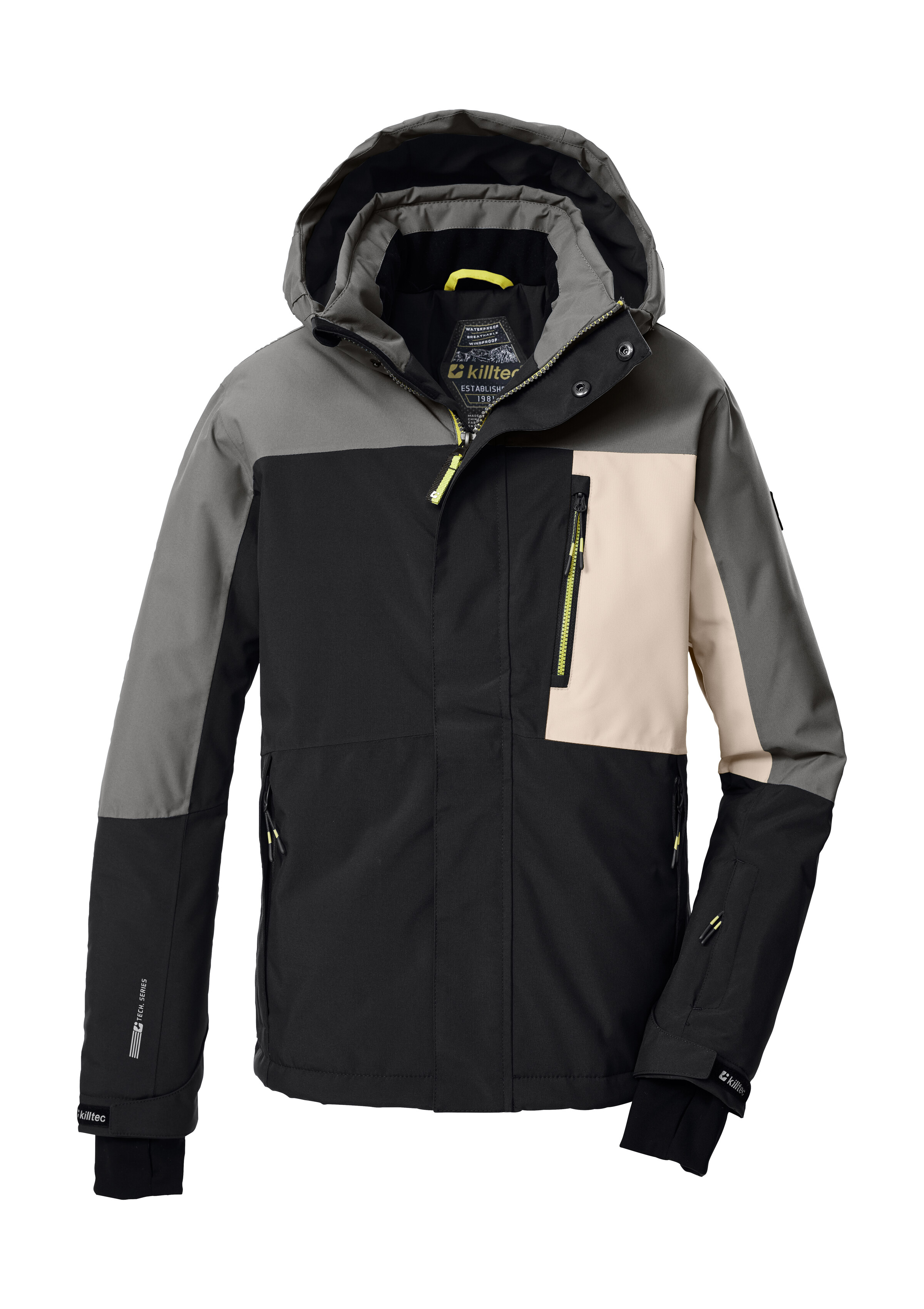Killtec Skijacke "KSW 200 BYS SKI JCKT" Killtec Kids Skijacke: wasserdicht, atmungsaktiv, reflektierend