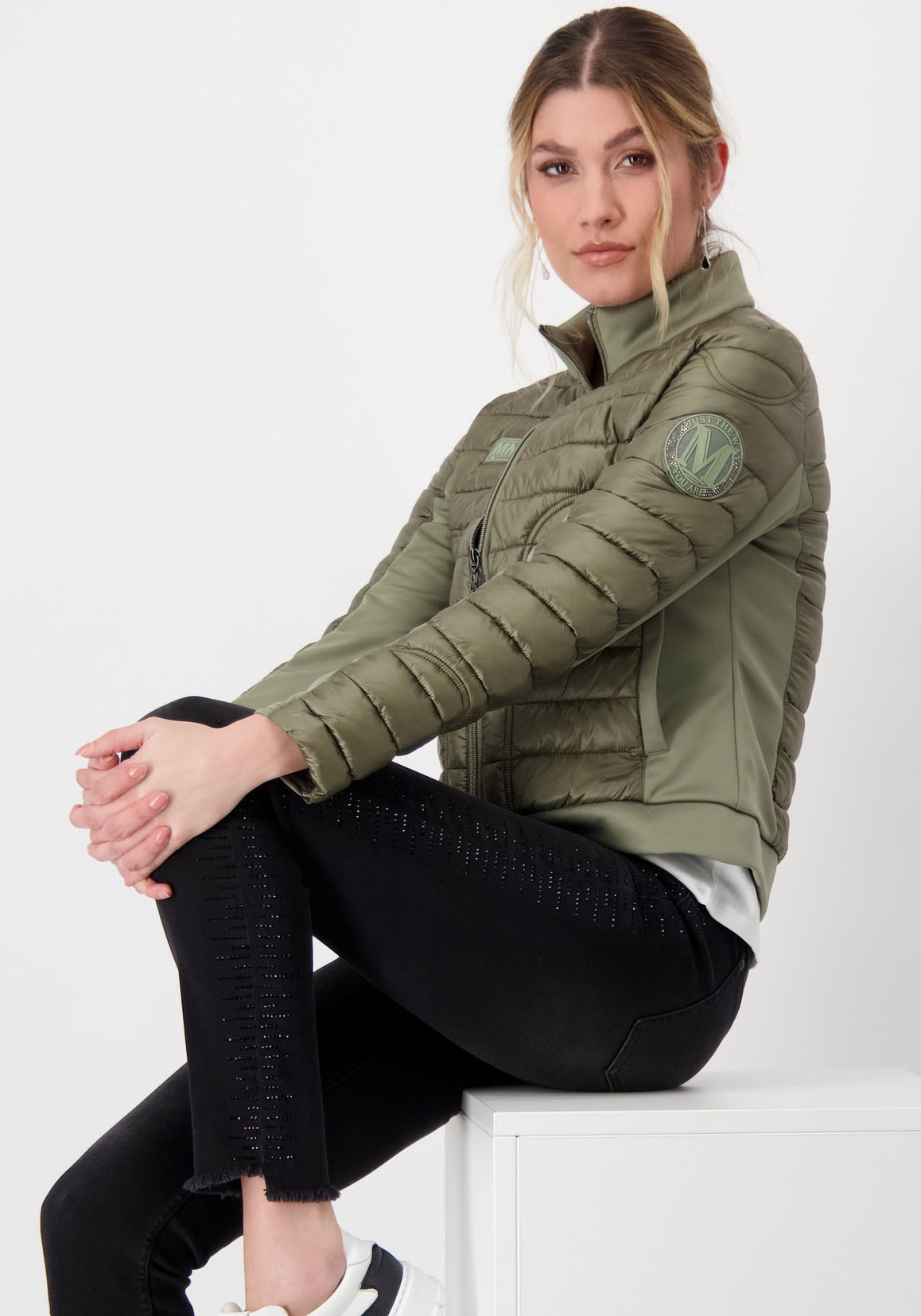 Monari Steppjacke, im Materialmix günstig online kaufen