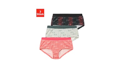 petite fleur Slip, (Packung, 4 St.), mit schmaler Spitze am Bündchen kaufen  | BAUR