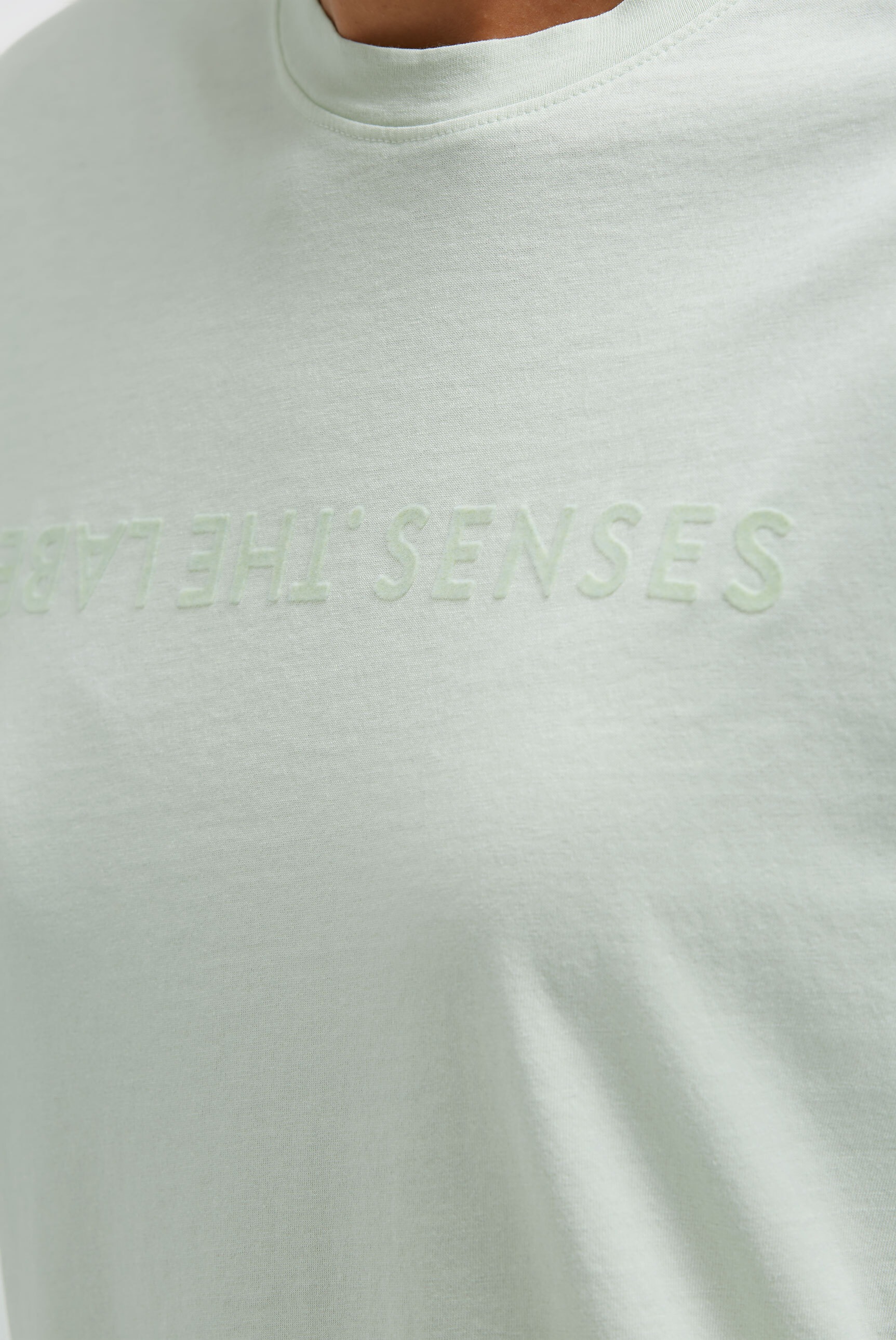 SENSES.THE LABEL Rundhalsshirt aus Baumwolle