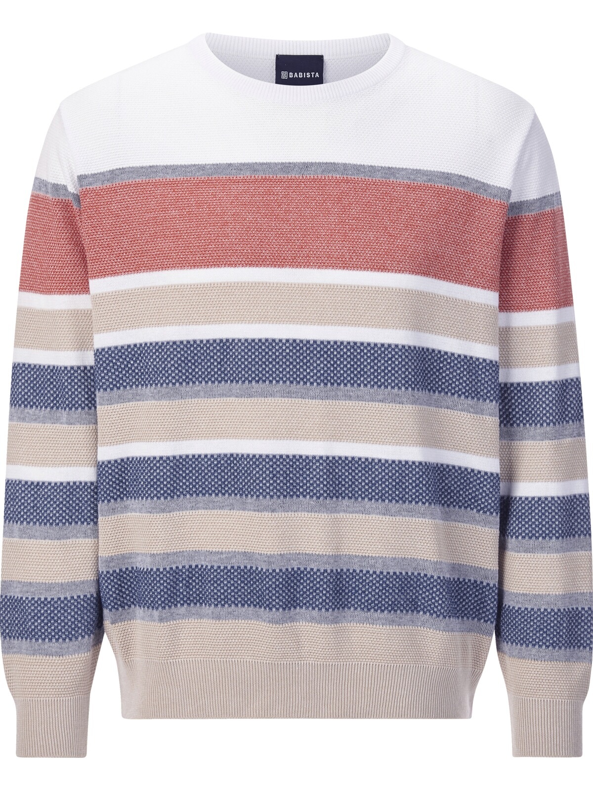 Babista Rundhalspullover "Pullover CARIANETTO" 1 Stk. im Colorblocking-Stil günstig online kaufen