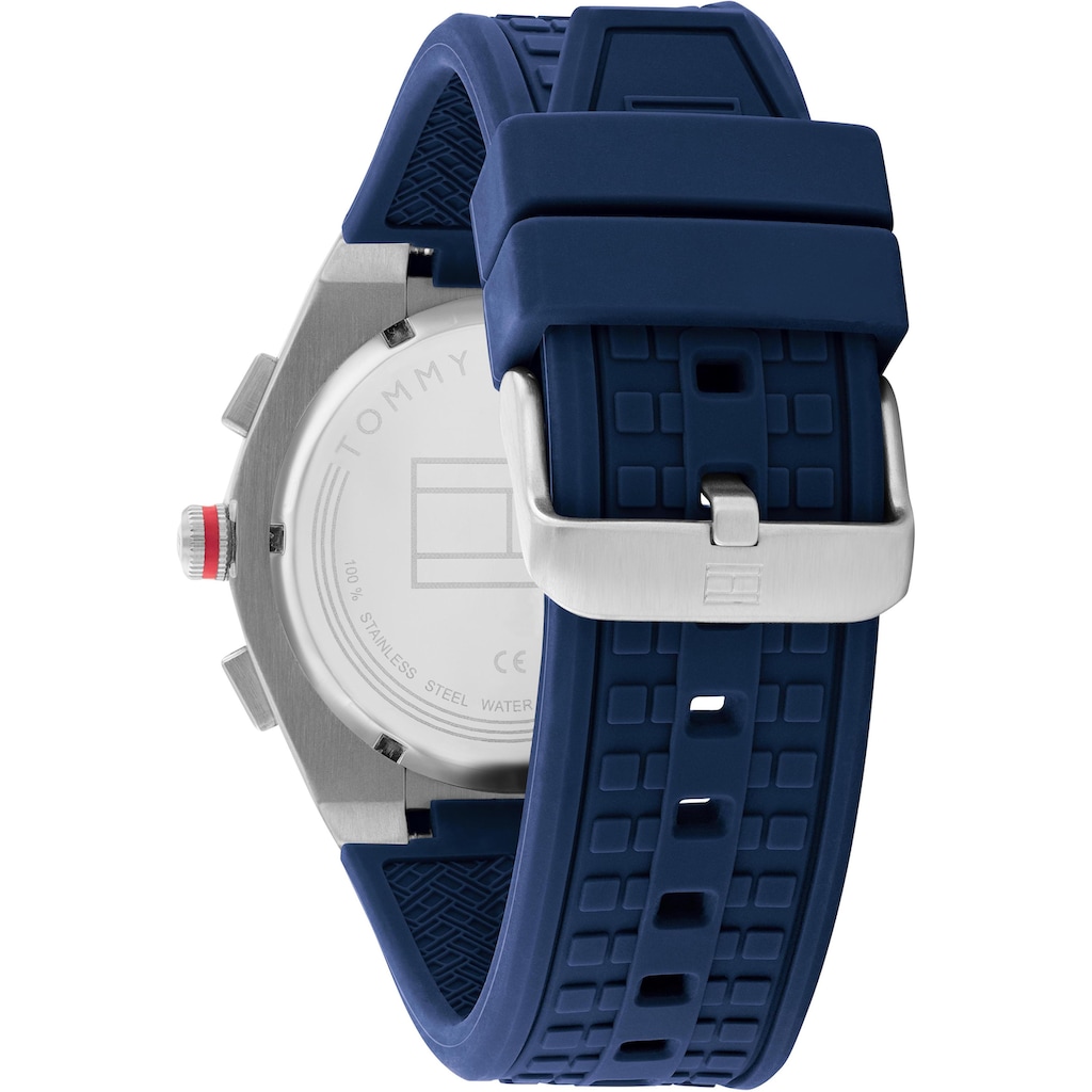 Tommy Hilfiger Multifunktionsuhr »Connor, 1791899«, Quarzuhr, Armbanduhr, Herrenuhr, Datum, 12/24-Std.-Anzeige, analog