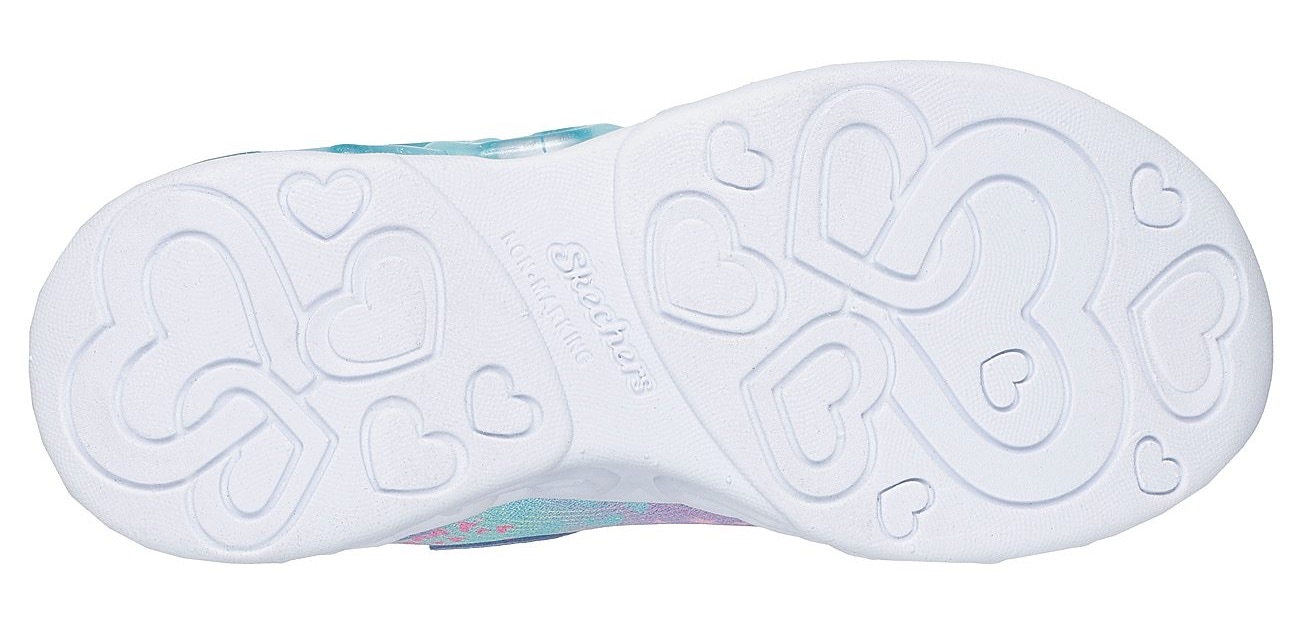 Thumbnail - Skechers Sneaker "INFINITE HEART LIGHTS" Klettschuh mit Blinkfunktion, Größenschablone zum Download