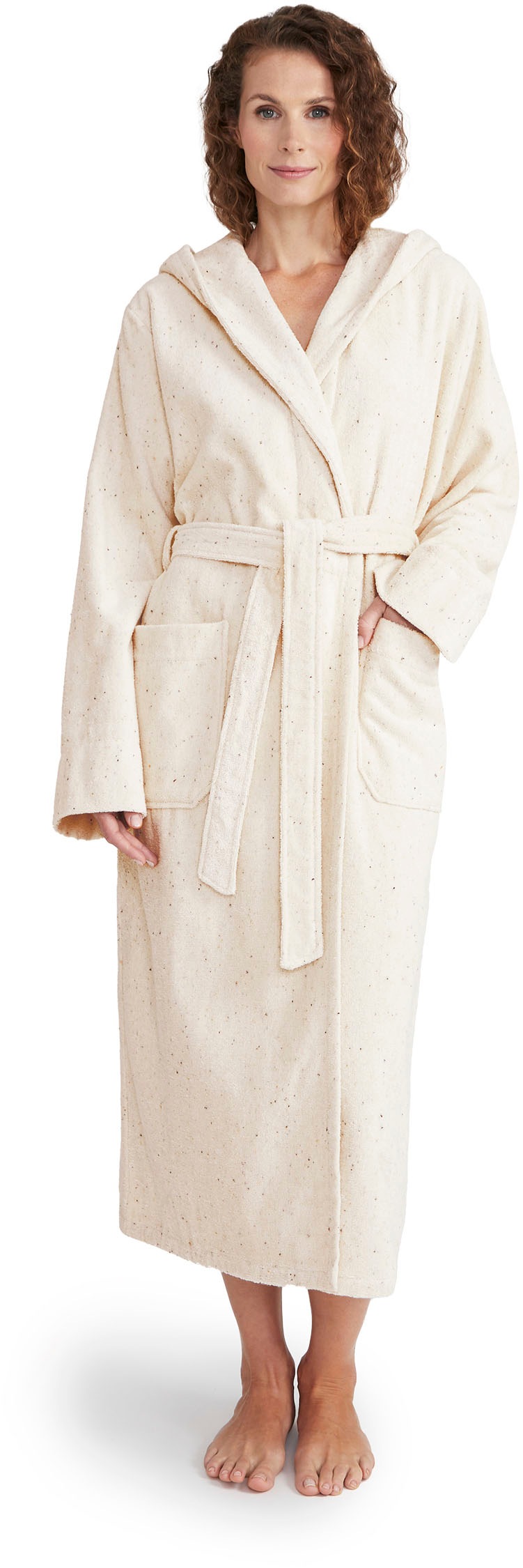 Möve Unisex-Bademantel »Calm Essence« 1 Stk. aus 100 % saugfähiger Premium Baumwolle (Airspin)