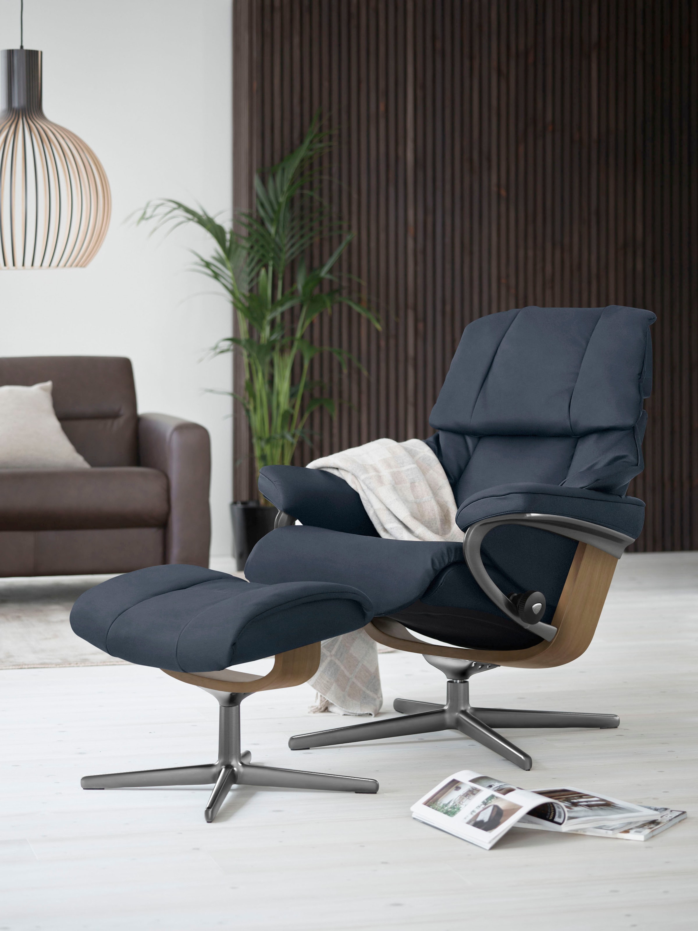 Stressless "Reno" mit Cross Base, Größe S, M & L, Holzakzent Eiche günstig online kaufen