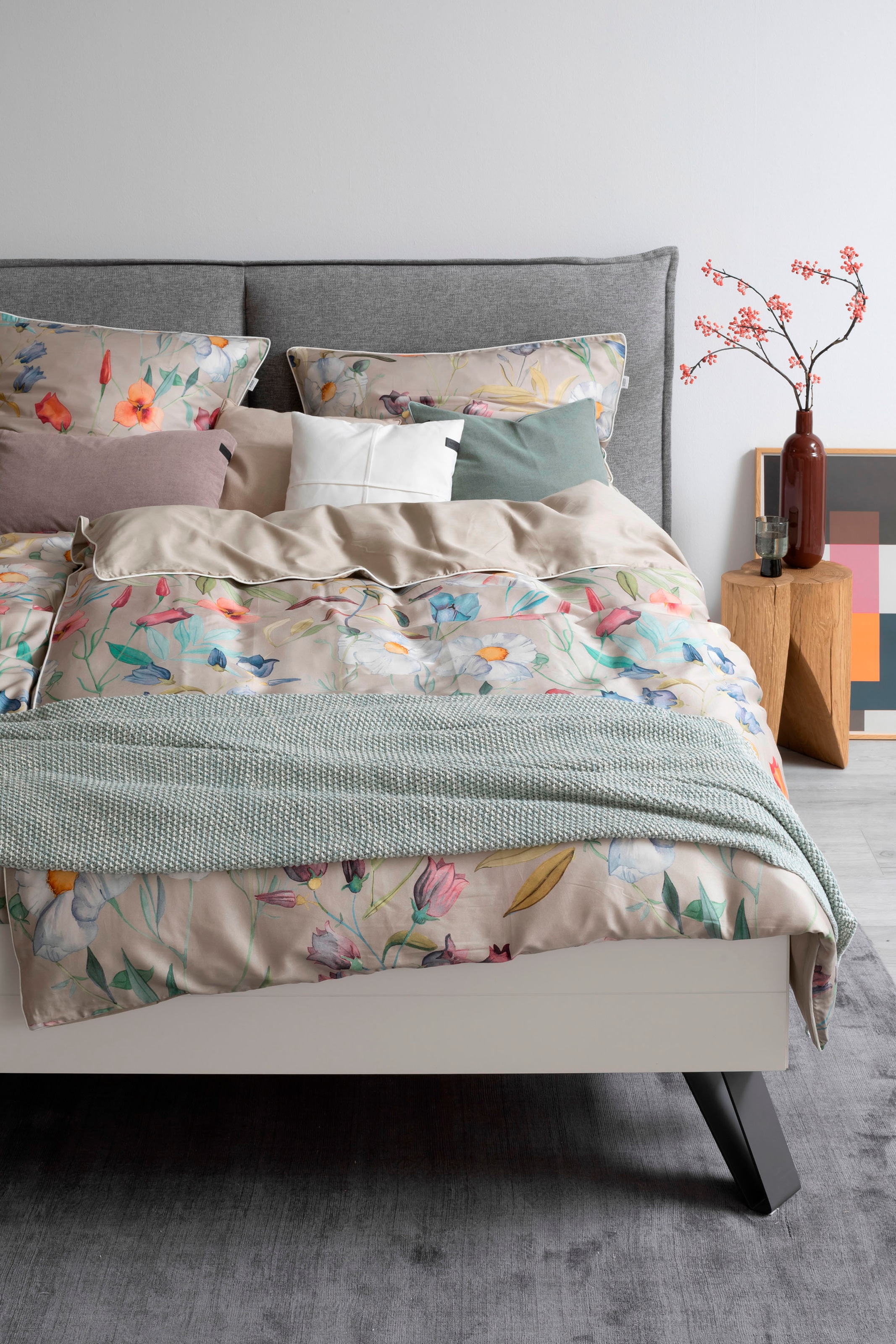 SCHÖNER WOHNEN-Kollektion Bettwäsche »Fiori«, aus Baumwolle