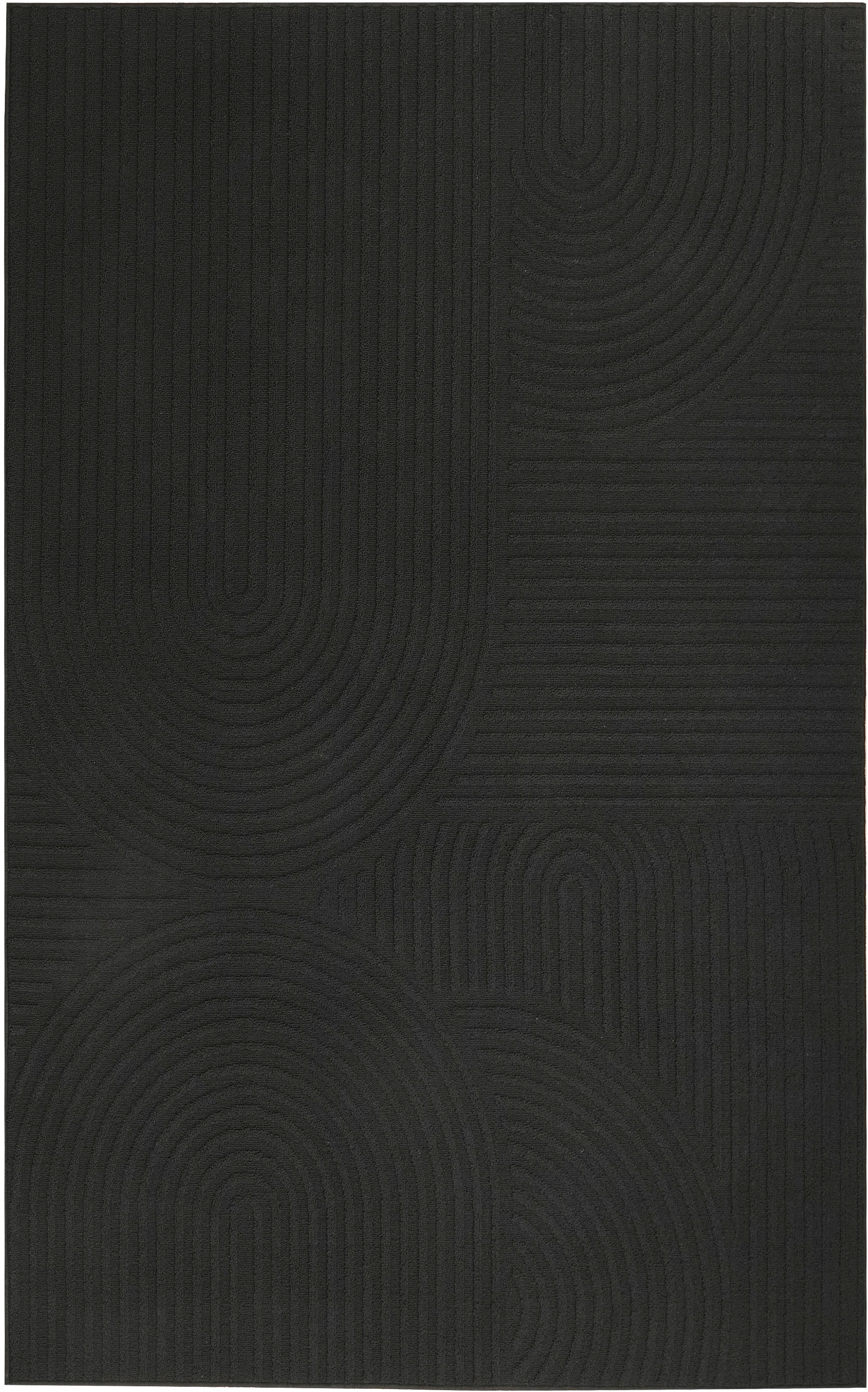 my home Teppich "Jola Hoch-Tief-Design, Scandi-Look, Zen" rechteckig 10 mm günstig online kaufen