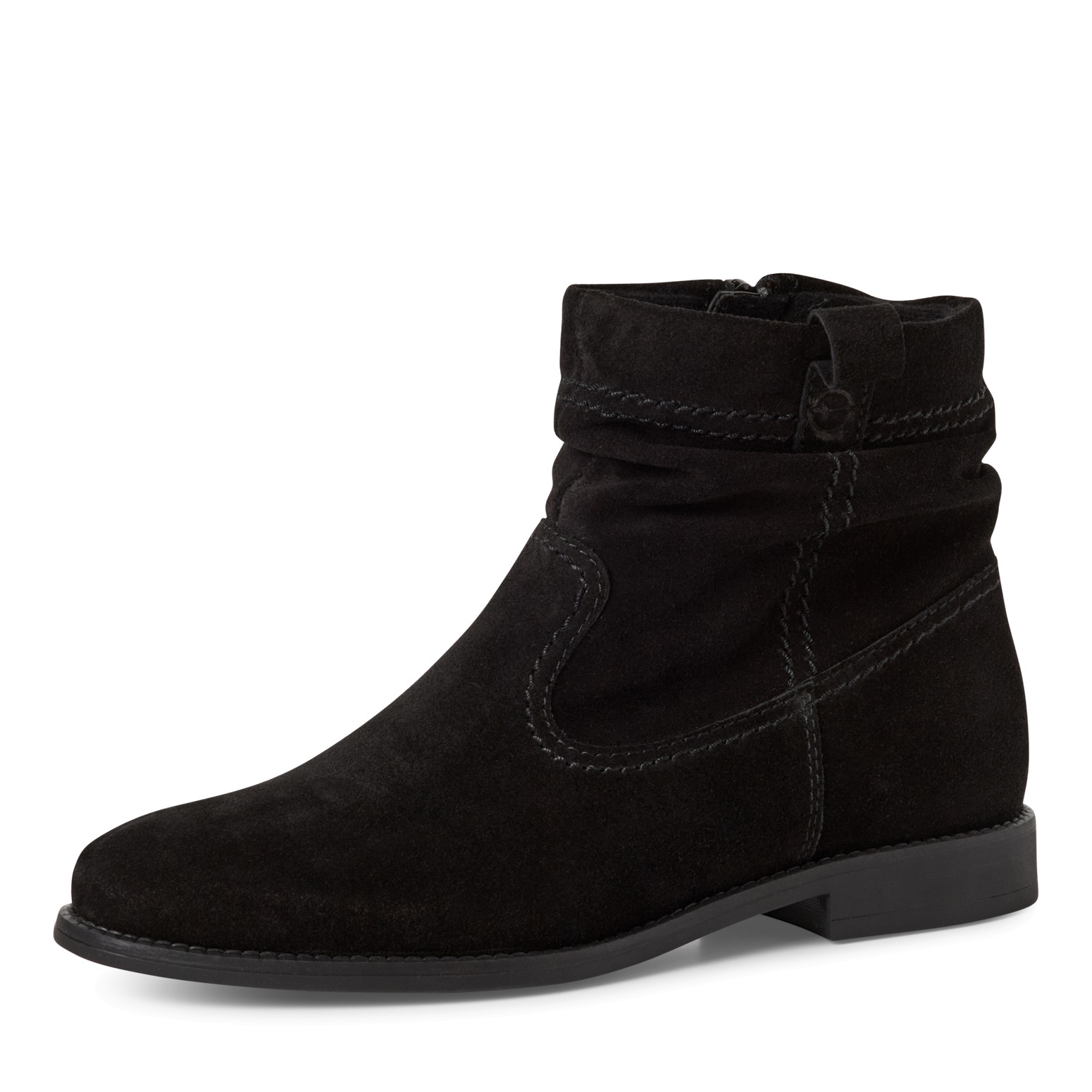 Tamaris Blockabsatz, Boots mit Falten im slouchy Look