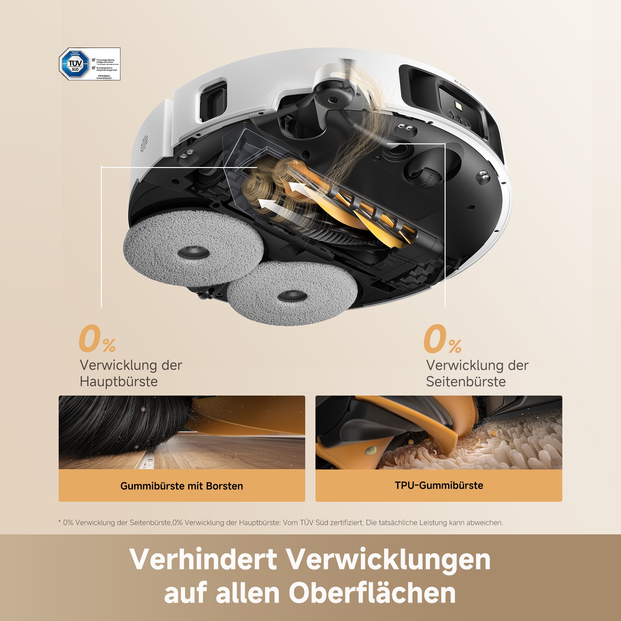 Dreame Saugroboter »L50s Pro Ultra« Basisstation, App-Steuerung