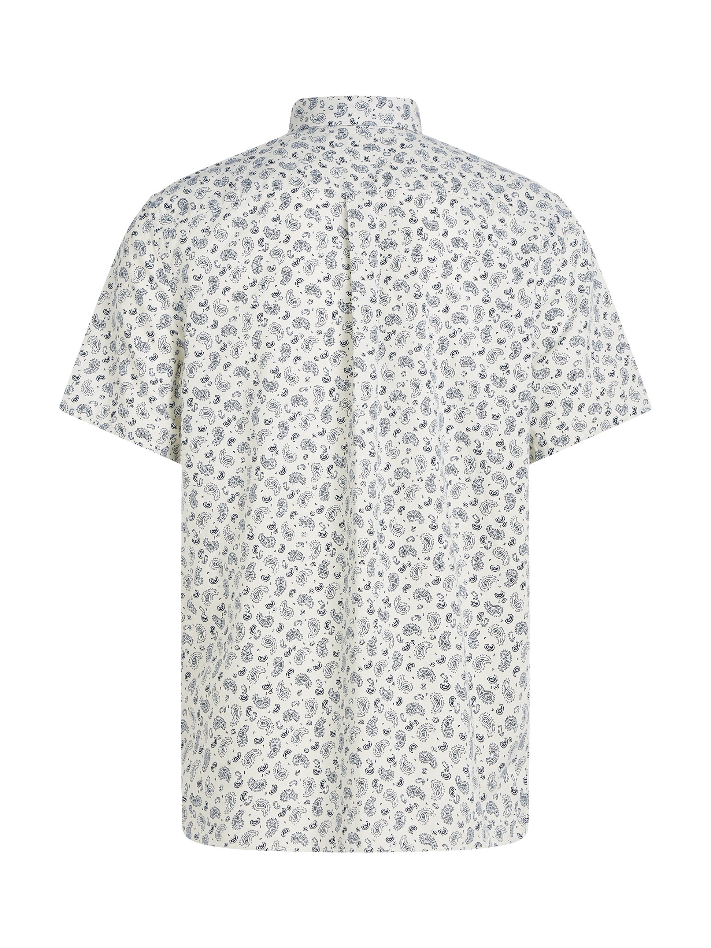 Tommy Hilfiger Kurzarmhemd »COTTON LINEN PAISLEY RF SS SHIRT«