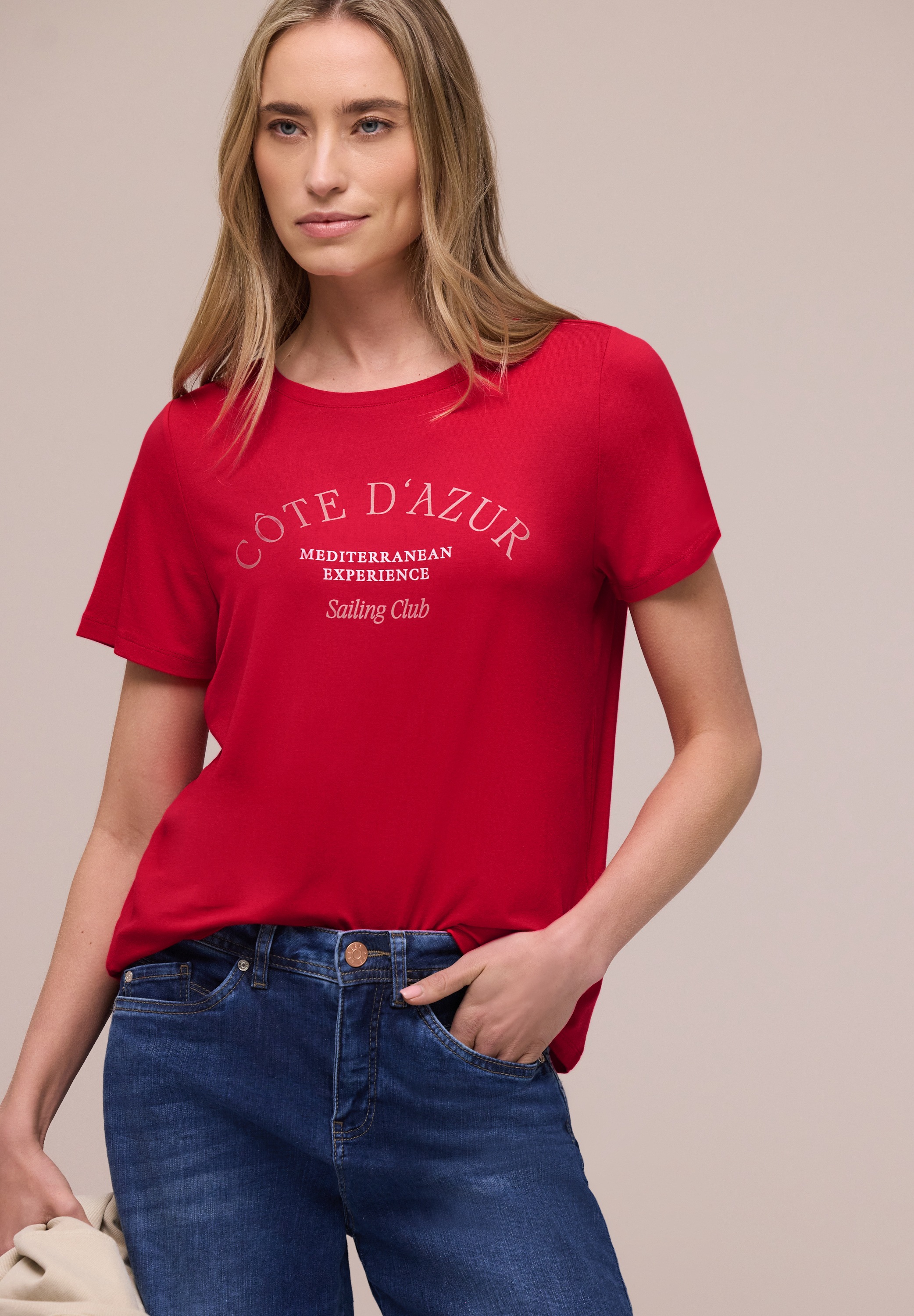 STREET ONE T-Shirt Rundhalsausschnitt