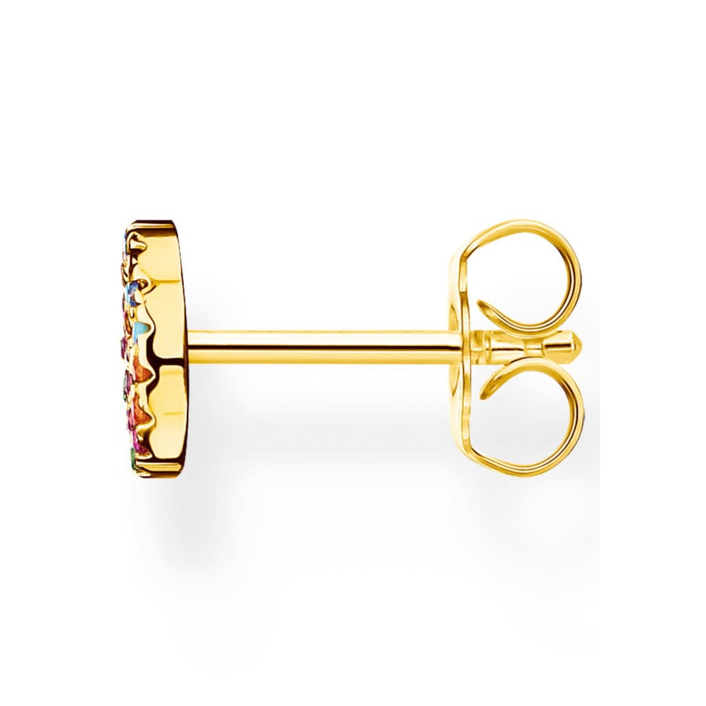 THOMAS SABO Single-Ohrstecker »Peace gold, H2218-488-7«