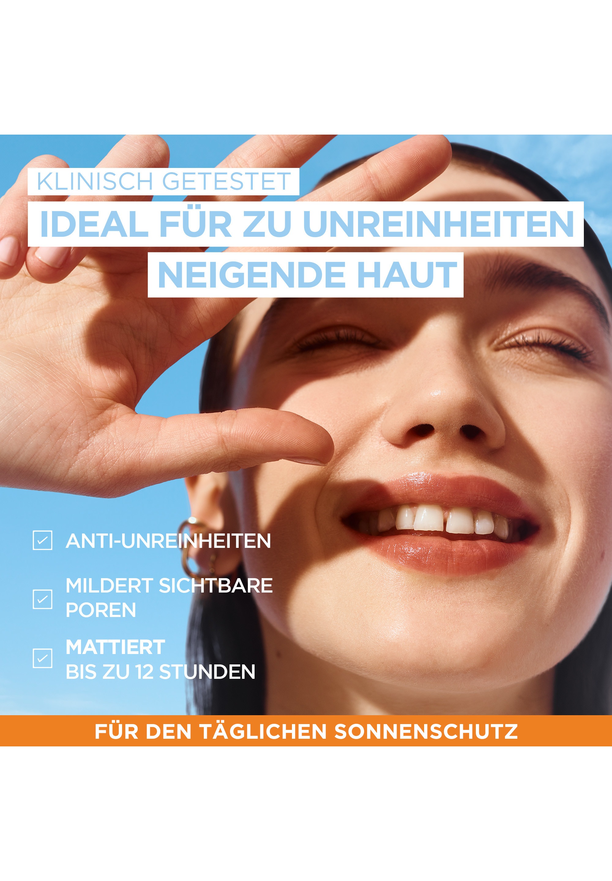 GARNIER Sonnenschutzfluid »GARNIER AMBRE SOLAIRE SUPER UV«