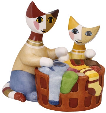 Goebel Dekofigur "Rosina Wachtmeister - Cats Piccoli aiutanti", Sammelfigur, Tierfigur