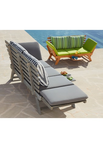 MERXX Gartenlounge-Bank »Daybed Akazie«