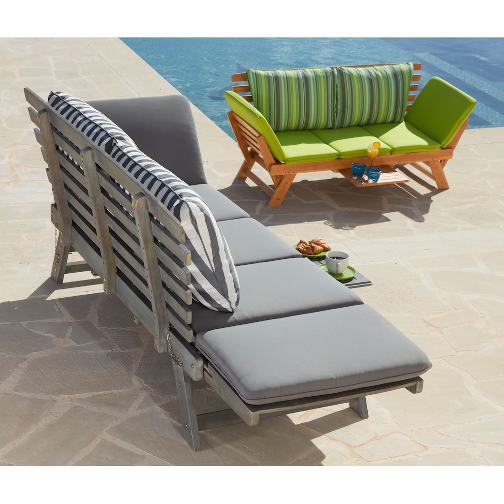 MERXX Gartenlounge-Bank »Daybed Akazie«