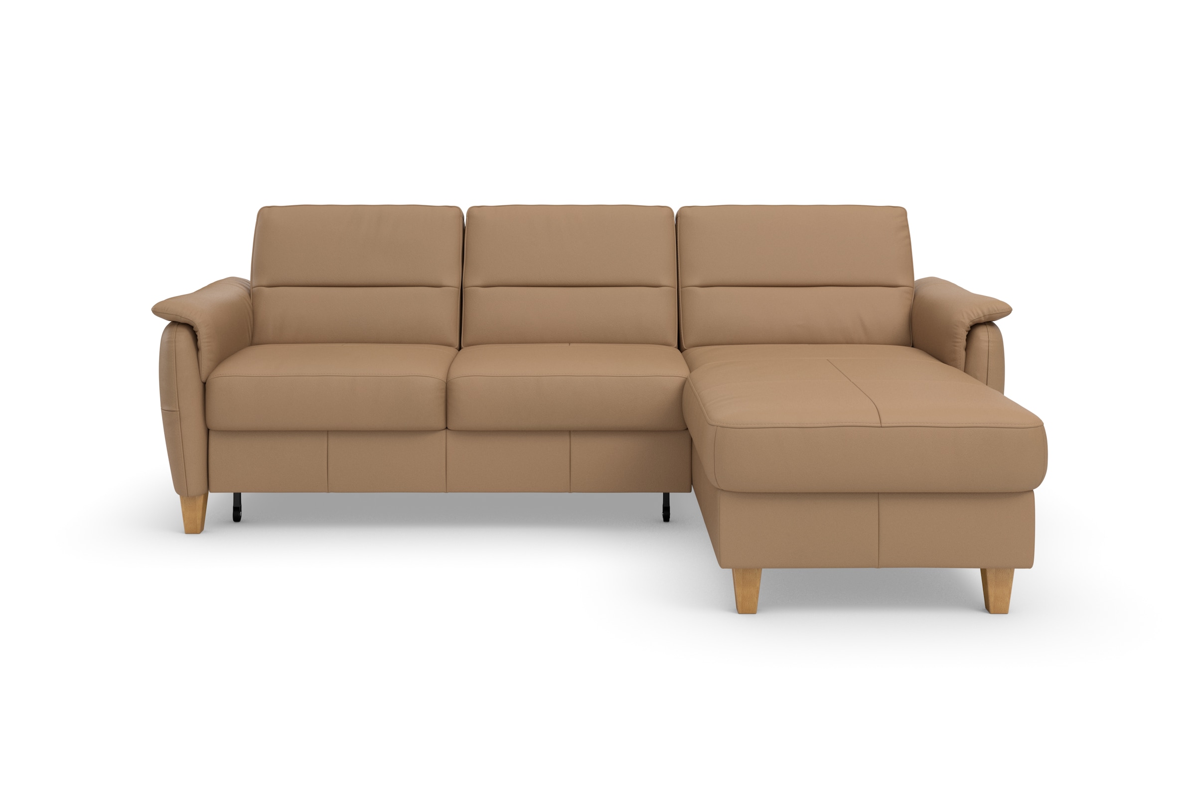 Home affaire Ecksofa "Palmera L-Form, B: 244 cm" optional Bettfunktion & Be günstig online kaufen
