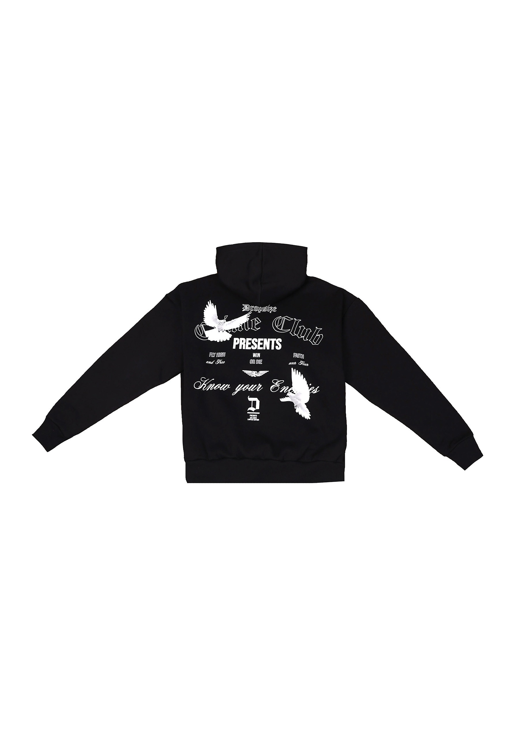 Dropsize Kapuzenpullover "Dropsize HEAVY OVERSIZE ENEMIES HOODIE" 1 Stk. günstig online kaufen