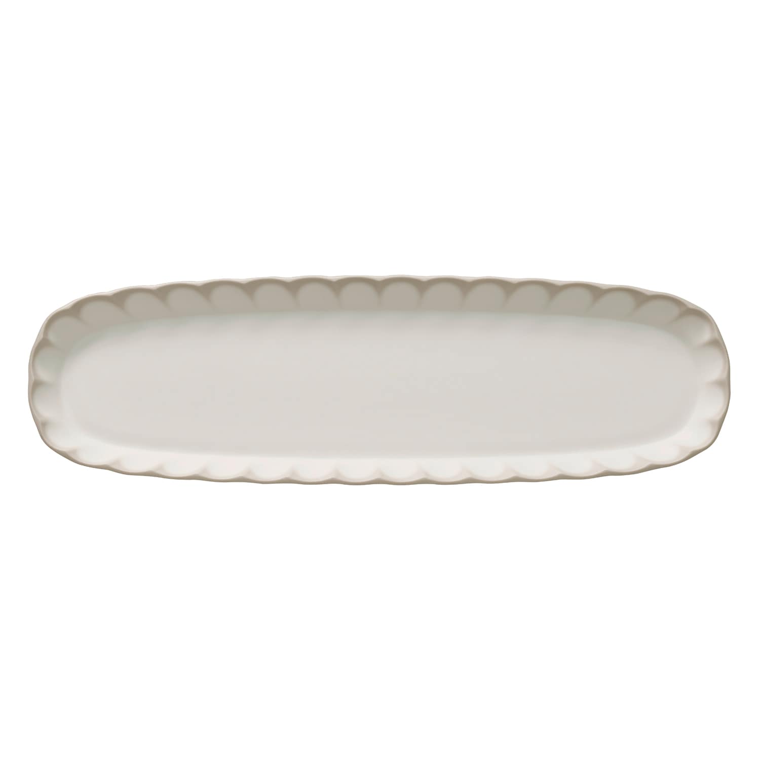 APS Tablett Melamin, weiß / beige