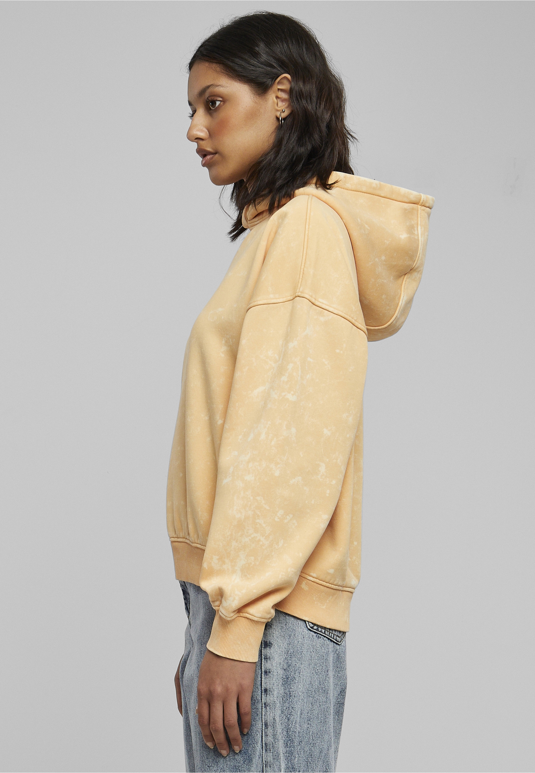 URBAN CLASSICS Kapuzenpullover »Urban Classics Damen Ladies Oversized Towel Washed Hoody« 1 Stk.