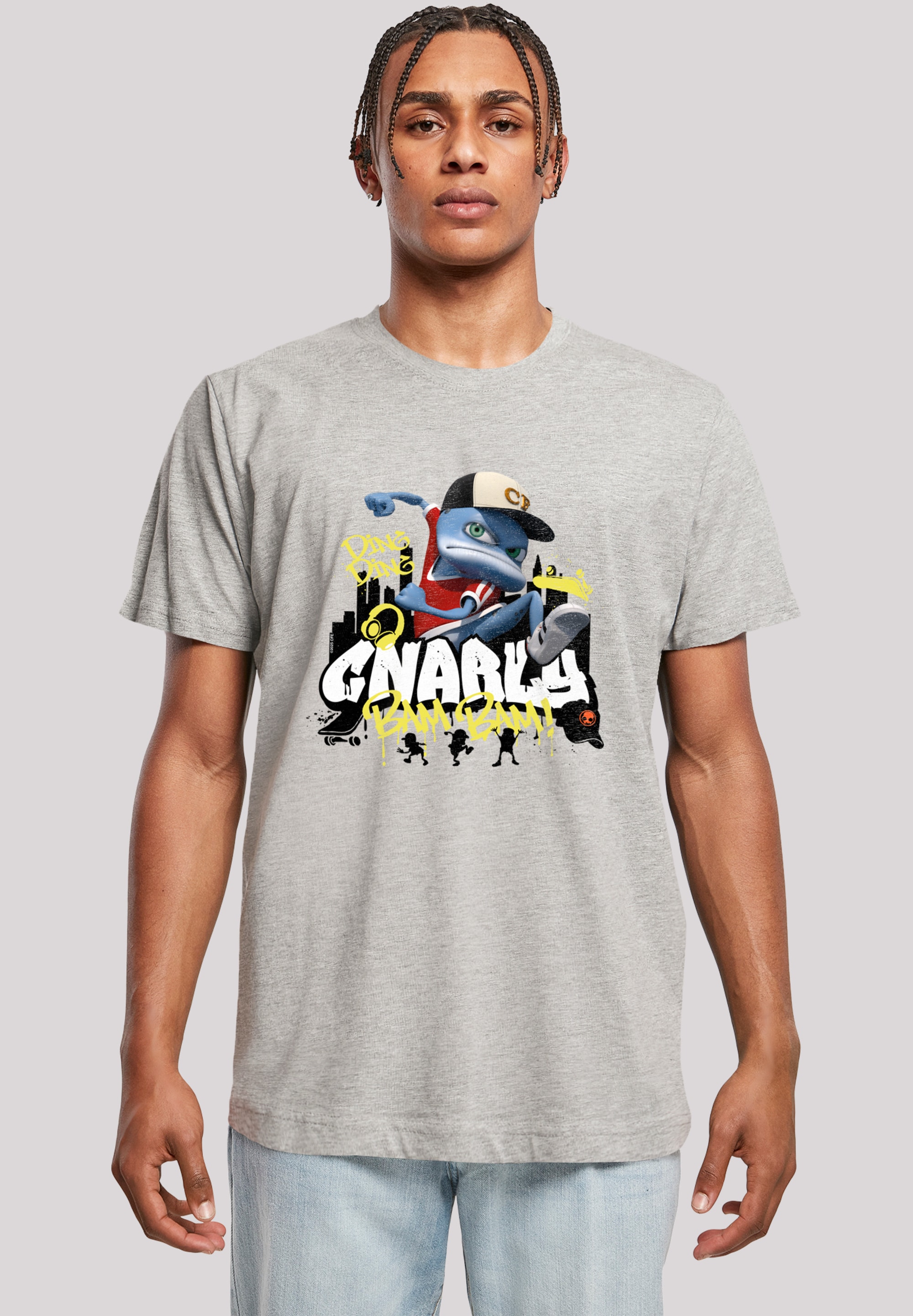 F4NT4STIC T-Shirt "Crazy Frog Gnarly Bam Bam", Premium Qualität günstig online kaufen