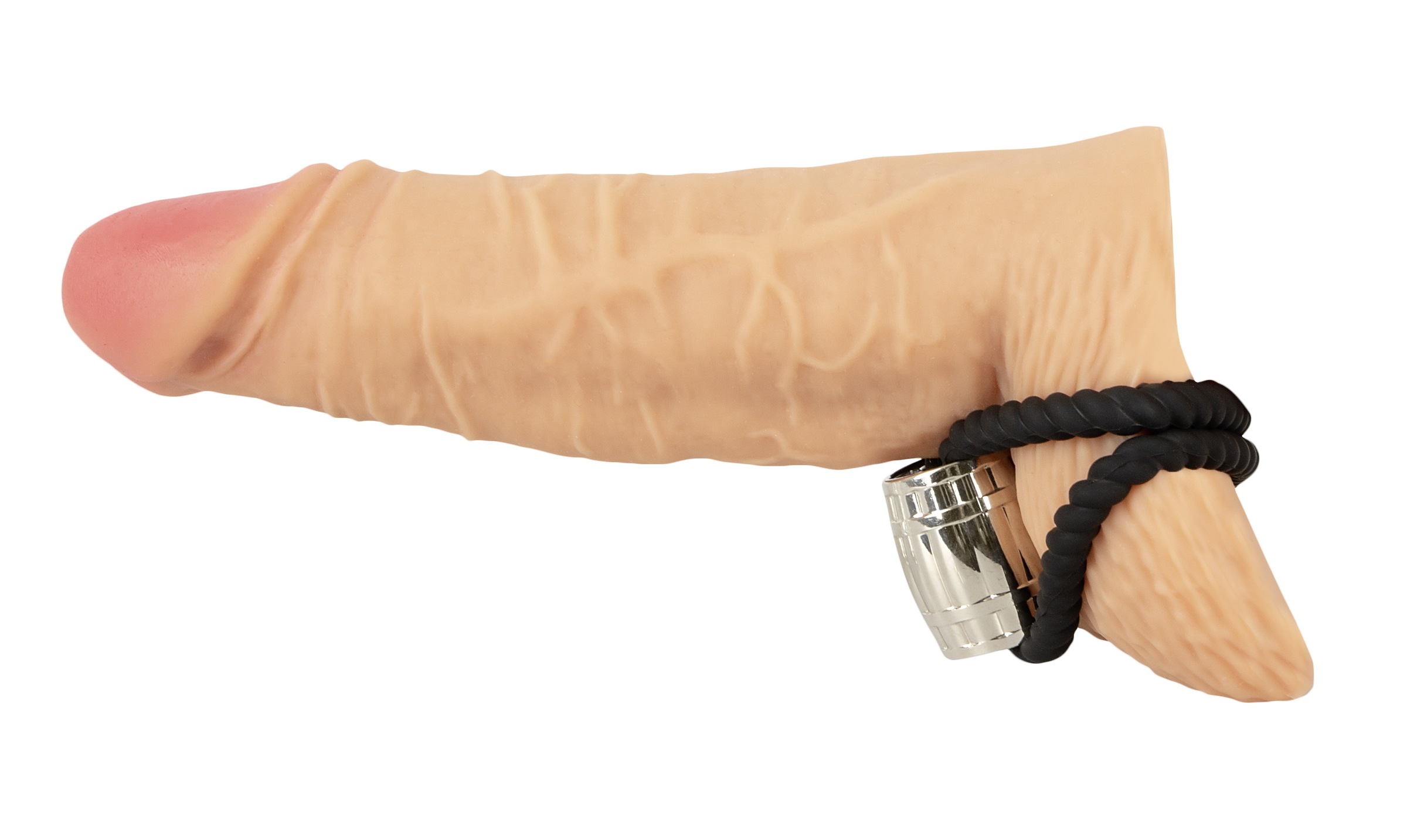 REBEL Penisring »Penisschlaufe Heavy Rope Cock Strap with two Loops«