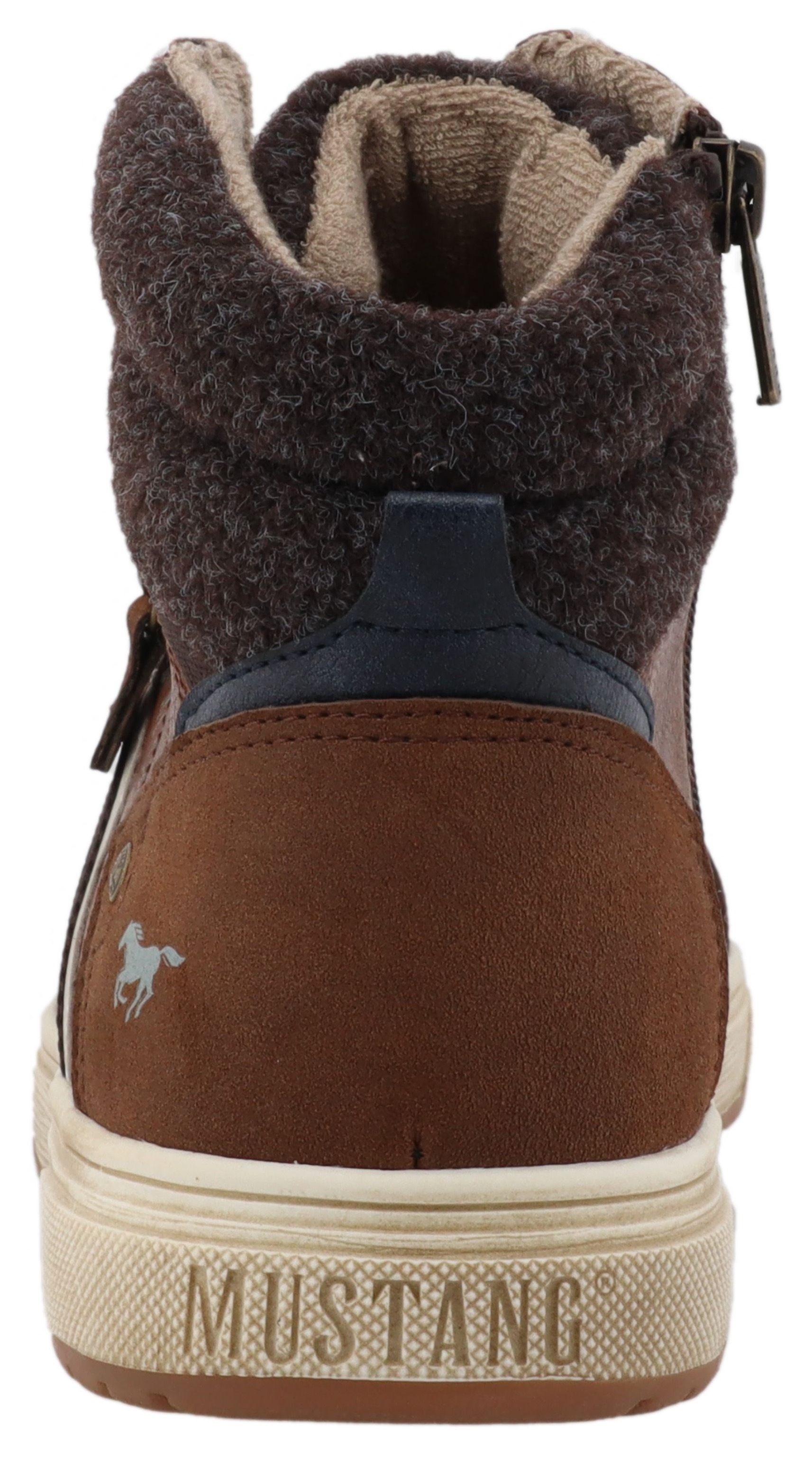 Mustang Shoes Sneaker "Merian" High Top Sneaker, Schnürboots mit Reißversch günstig online kaufen