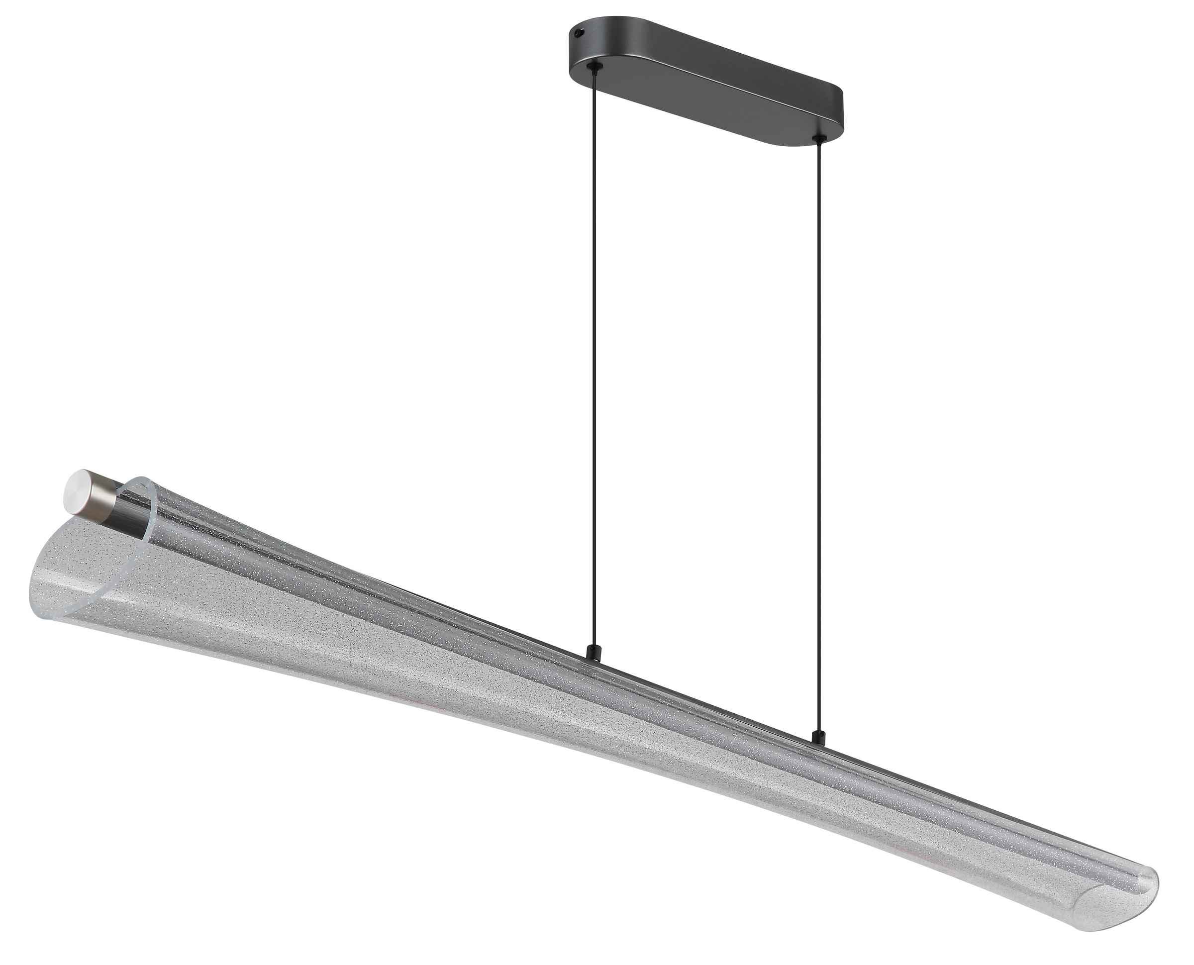 GLOBO LIGHTING Hängeleuchte »MALINDA« LED-Modul 1 Stk. Hängeleuchte anthrazit matt mit Acryl klar, dimmbar