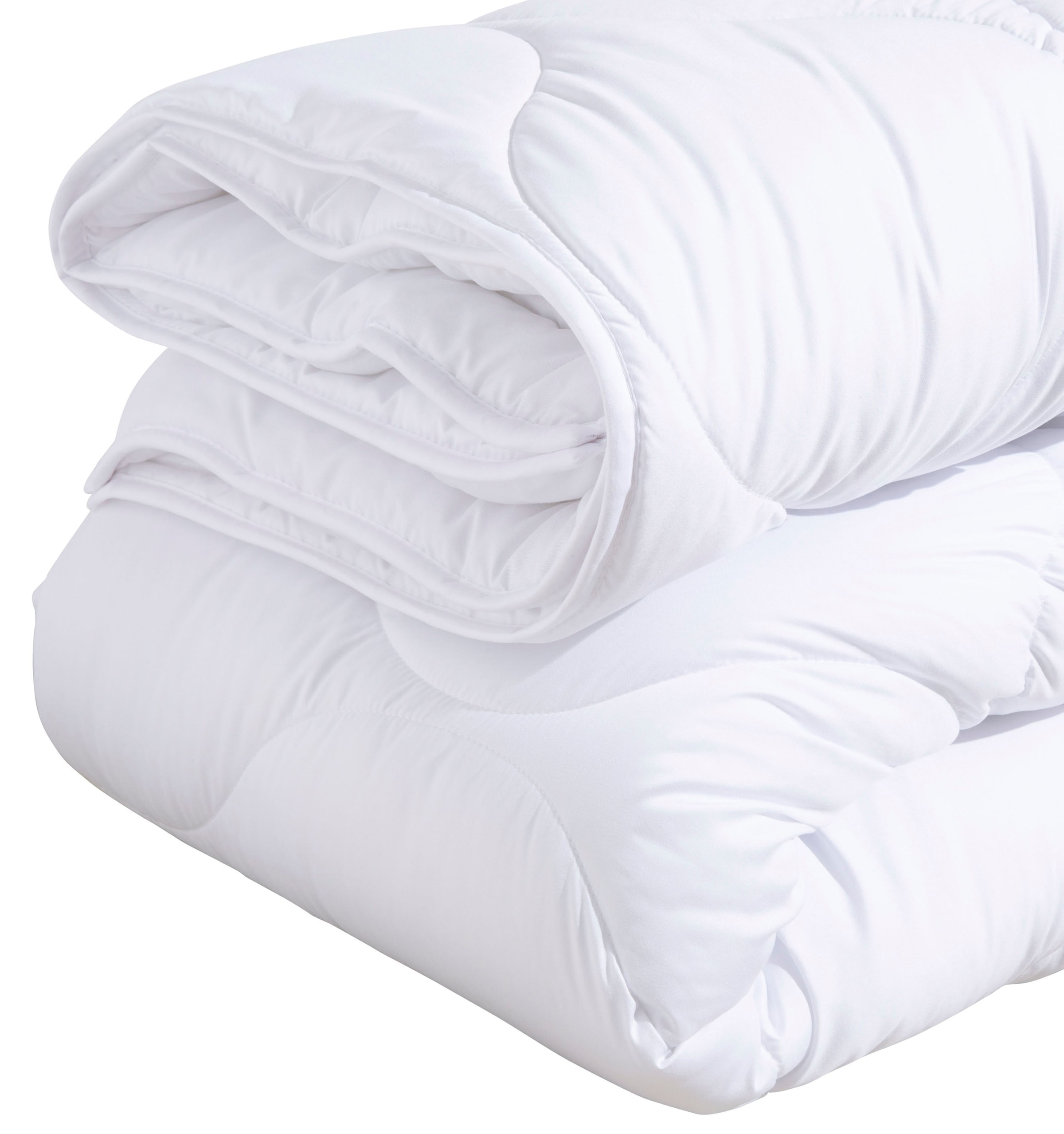 Home affaire Microfaserbettdecke »Angly, Bettdecke 135x200 cm und 155x220 cm«, 4-Jahreszeiten, Füllung Polyester, Bezug Polyester, (1 St.), Bettdecken, Sommer, Winter, Decke, Allergiker geeignet (Hausstaub)