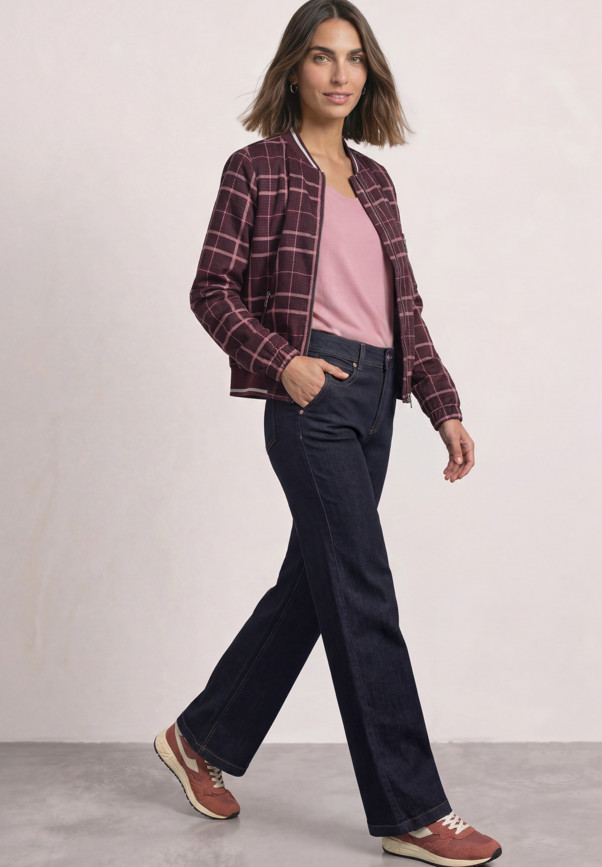 STREET ONE Blouson ohne Kapuze mit Elastiksaum
