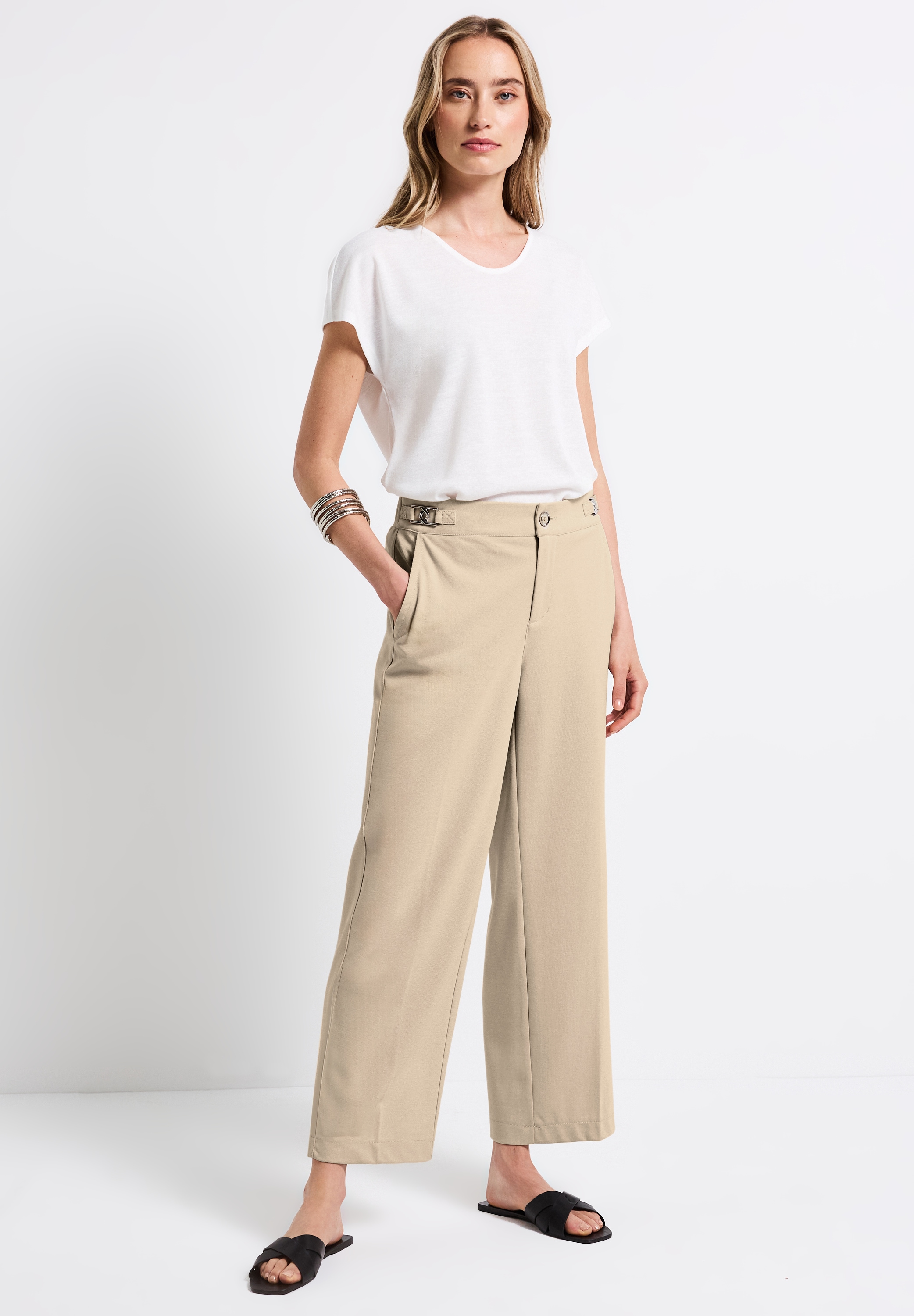 STREET ONE Marlene-Hose, High Waist