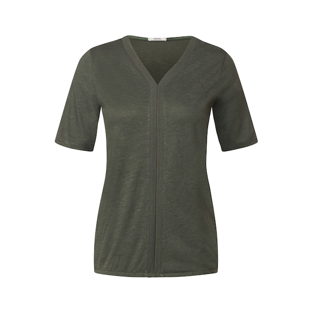 Black Friday Cecil T-Shirt, aus softem Materialmix | BAUR