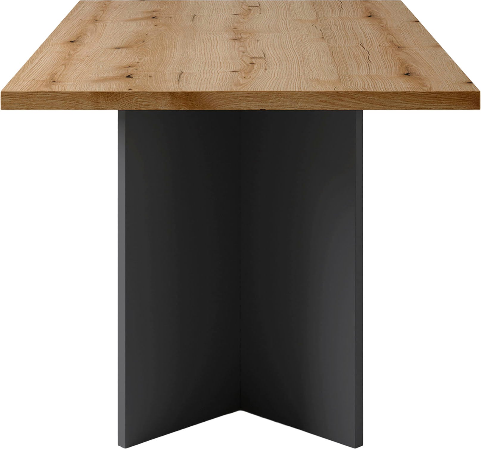 byLIVING Esstisch »Marten« 1 Stk. tlg. moderner Wangentisch in Eiche Nachbildung, 140 und 160 cm