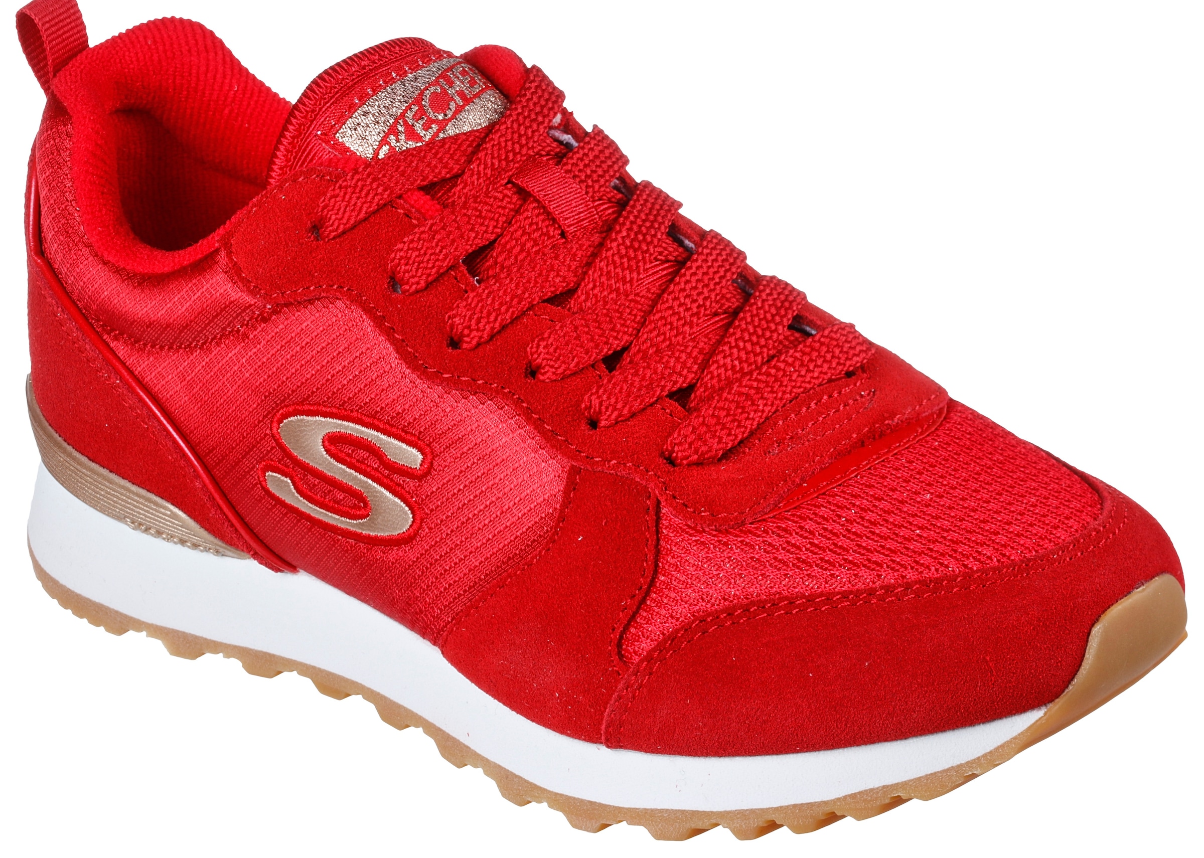 Skechers "OG 85 - GOLDN GURL" Schnürschuh, Original-Retro-Jogginschuh mit A günstig online kaufen