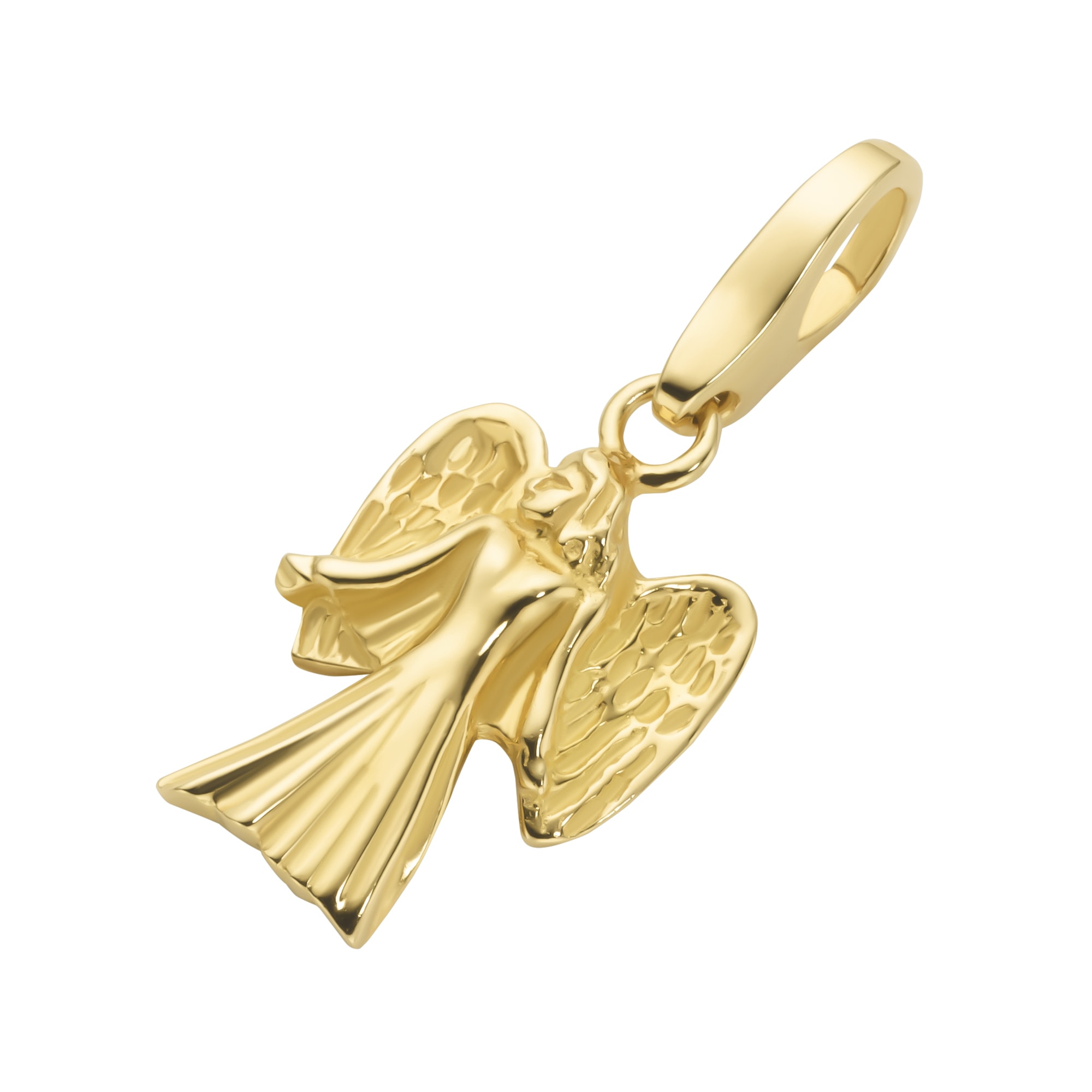 GIORGIO MARTELLO MILANO Charm Engel »Schutzengel, vergoldet, Silber 925«
