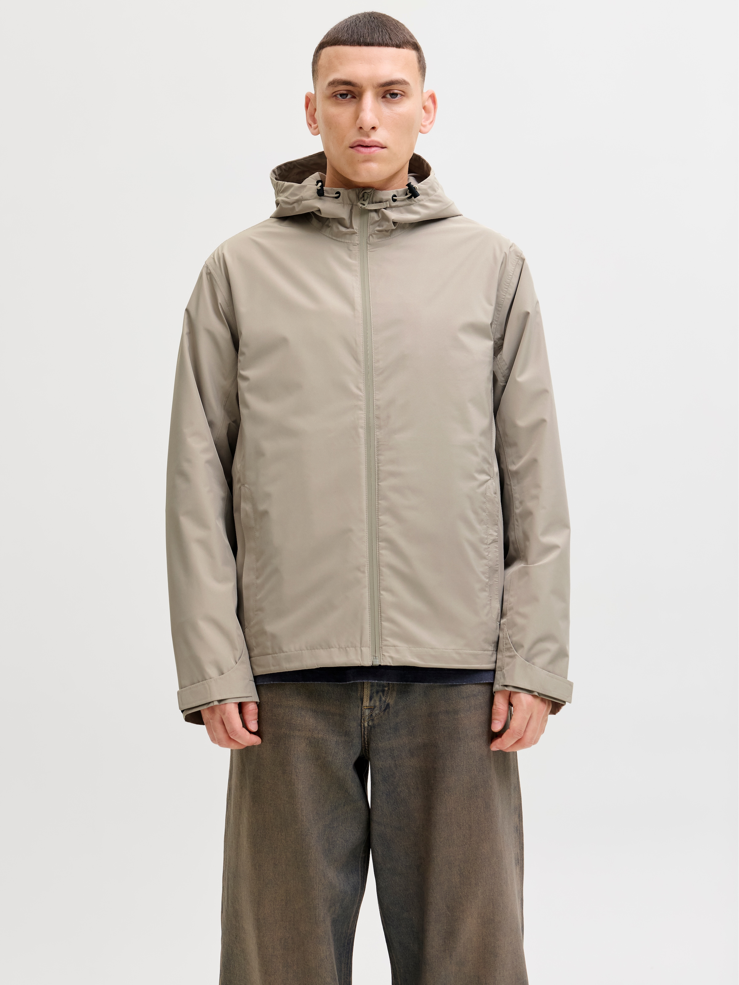 Jack & Jones Outdoorjacke »JJEFLYNN FUNCTIONAL JACKET NOOS« mit Kapuze mit Kordelzug