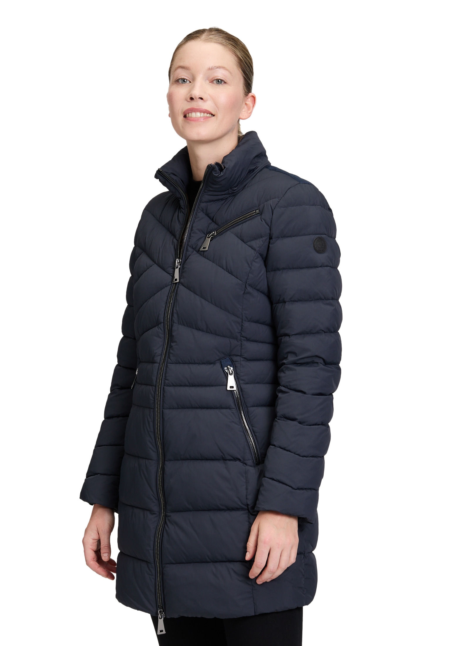 Gil Bret Steppjacke »Gil Bret Damen Steppmantel mit abnehmbarer Kapuze«, mit Kapuze