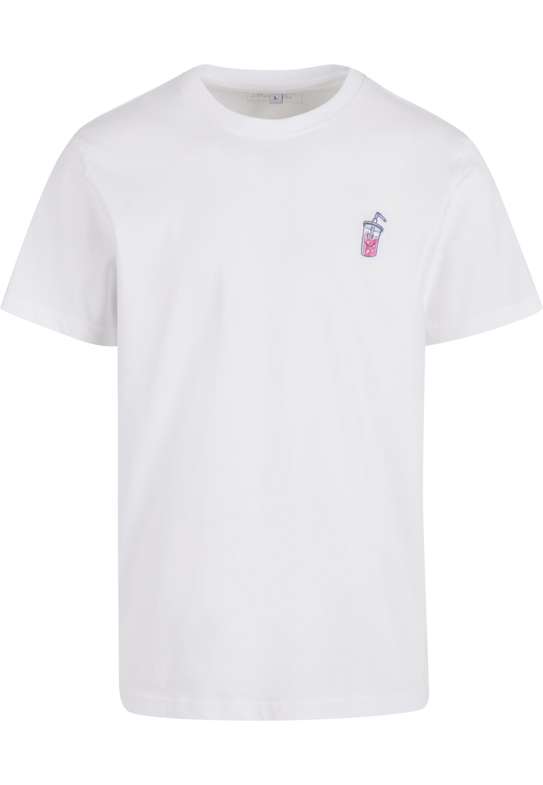 MisterTee T-Shirt "MisterTee Herren Good Vibes Drink Tee EMB" 1 Stk.