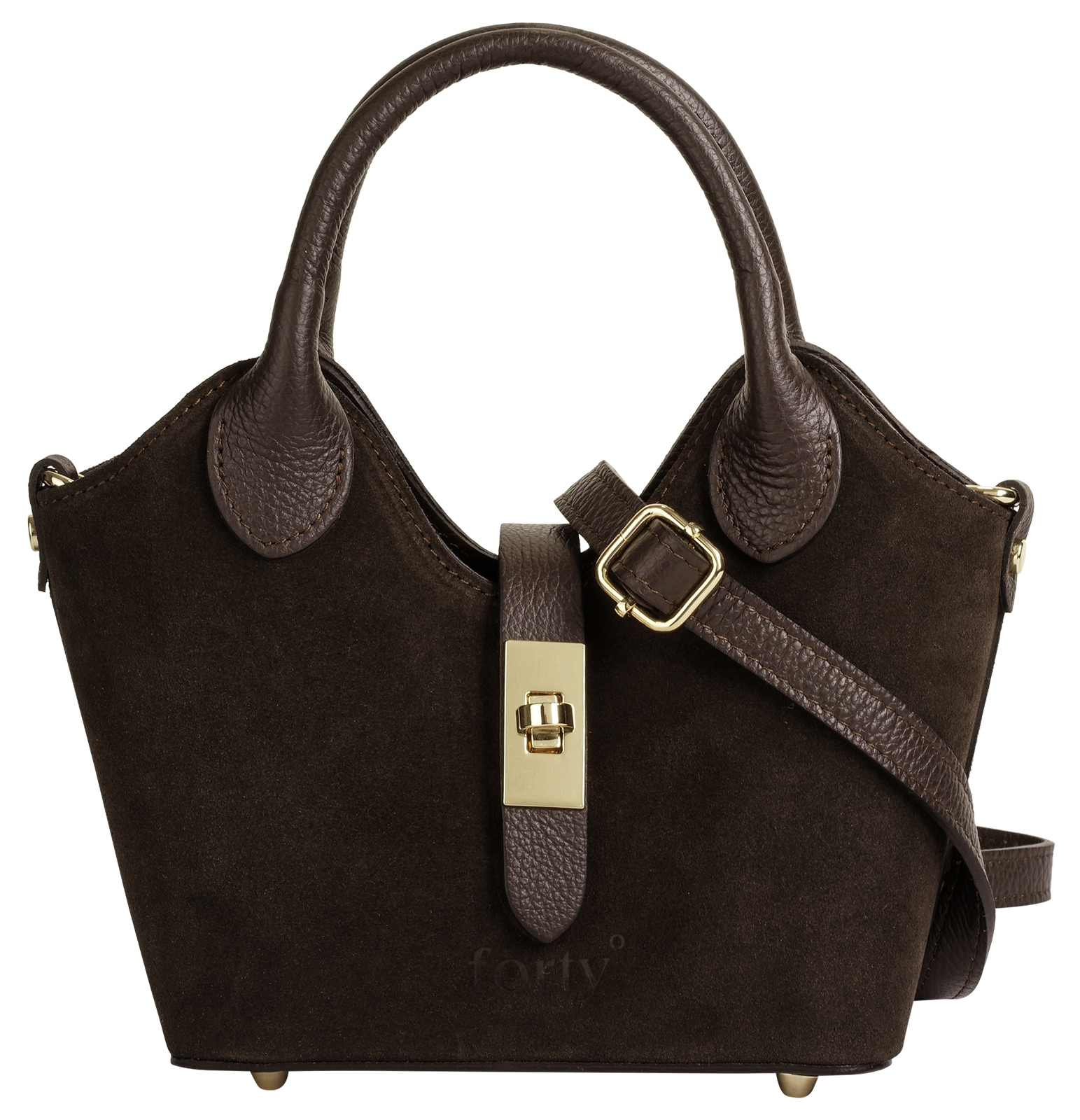 forty Henkeltasche "BELTRAVA - S" echt Leder, Made in Italy