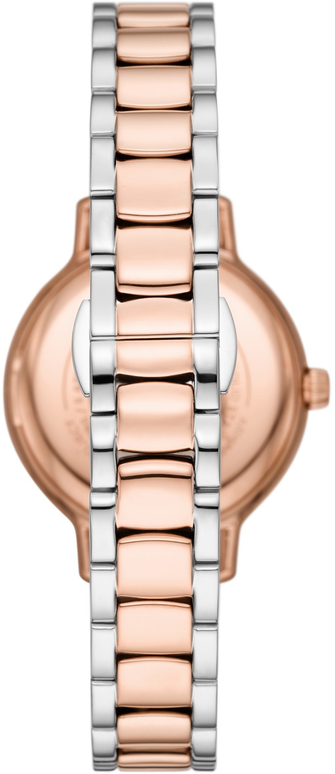 Emporio Armani Quarzuhr, Armbanduhr, Damenuhr, analog, Edelstahlarmband